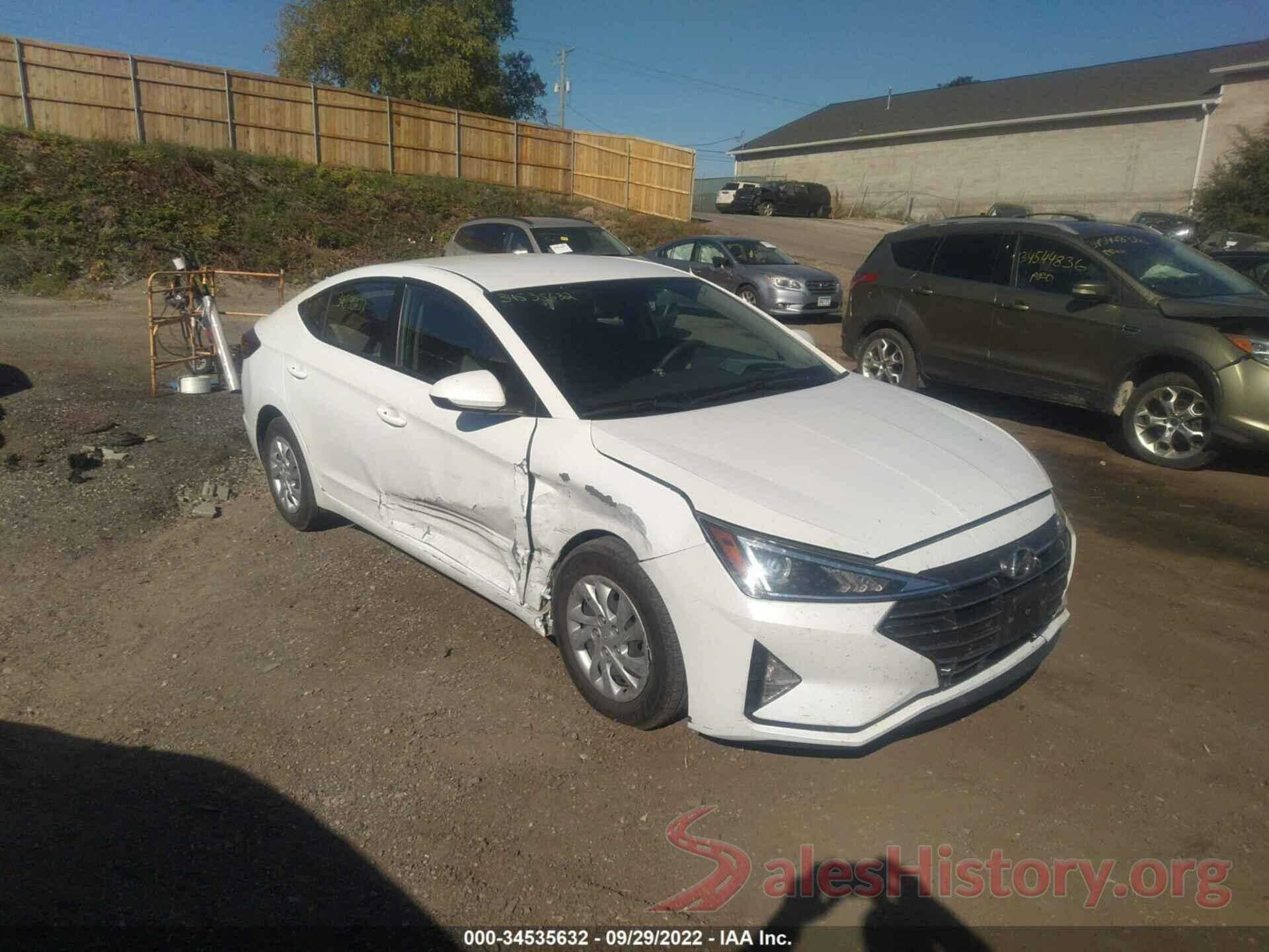 5NPD74LF5KH485617 2019 HYUNDAI ELANTRA