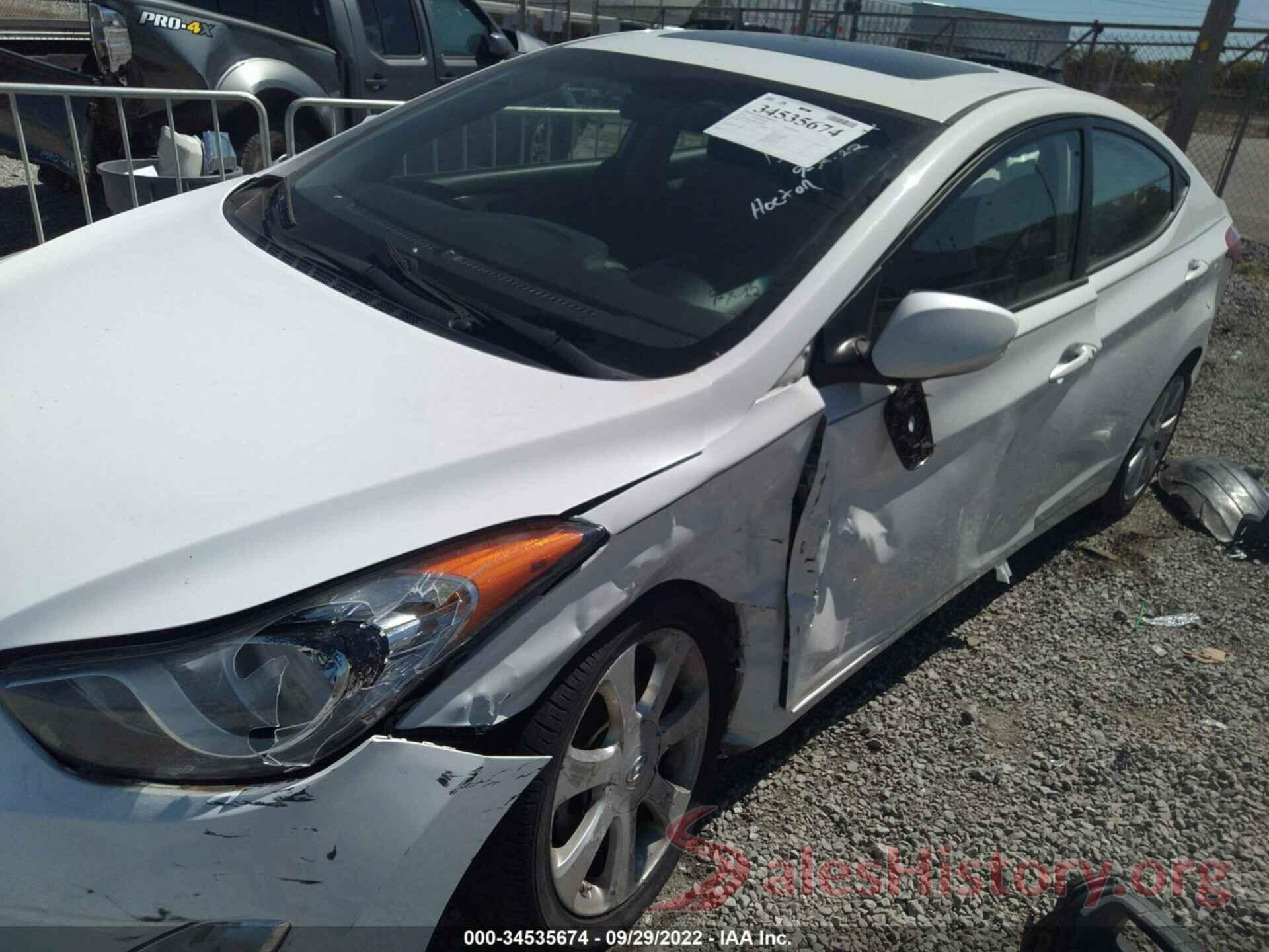 5NPDH4AE5DH409244 2013 HYUNDAI ELANTRA