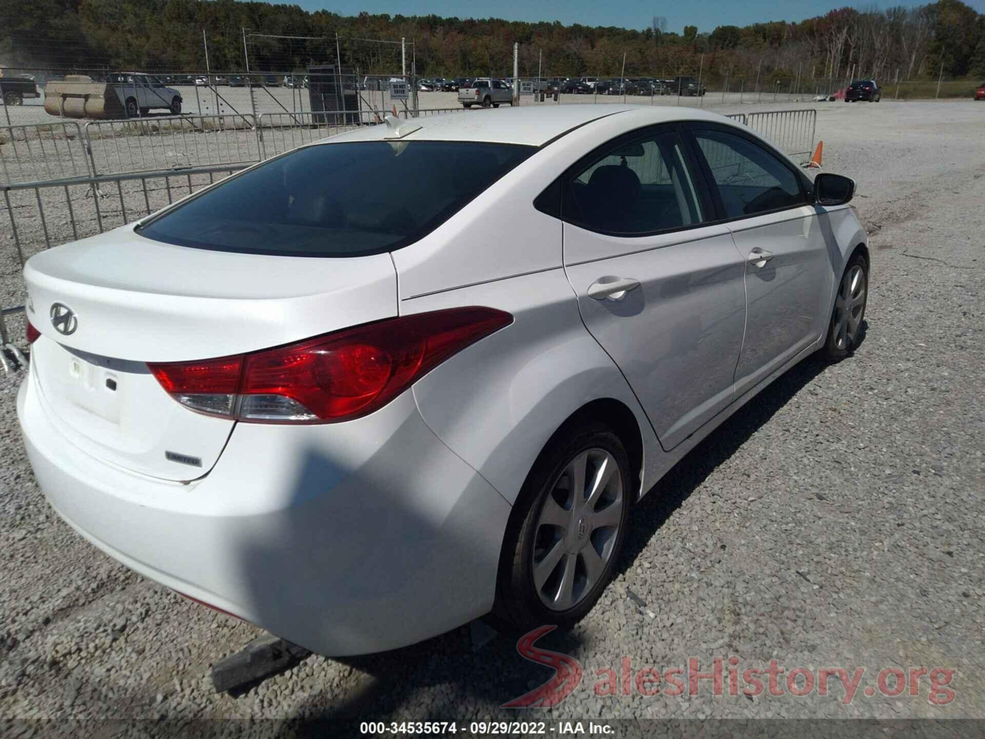 5NPDH4AE5DH409244 2013 HYUNDAI ELANTRA