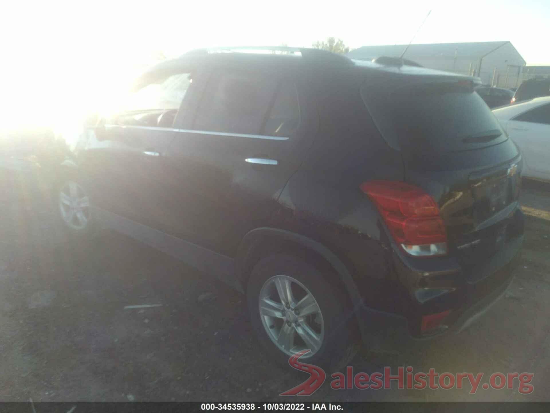 KL7CJPSB7KB854750 2019 CHEVROLET TRAX