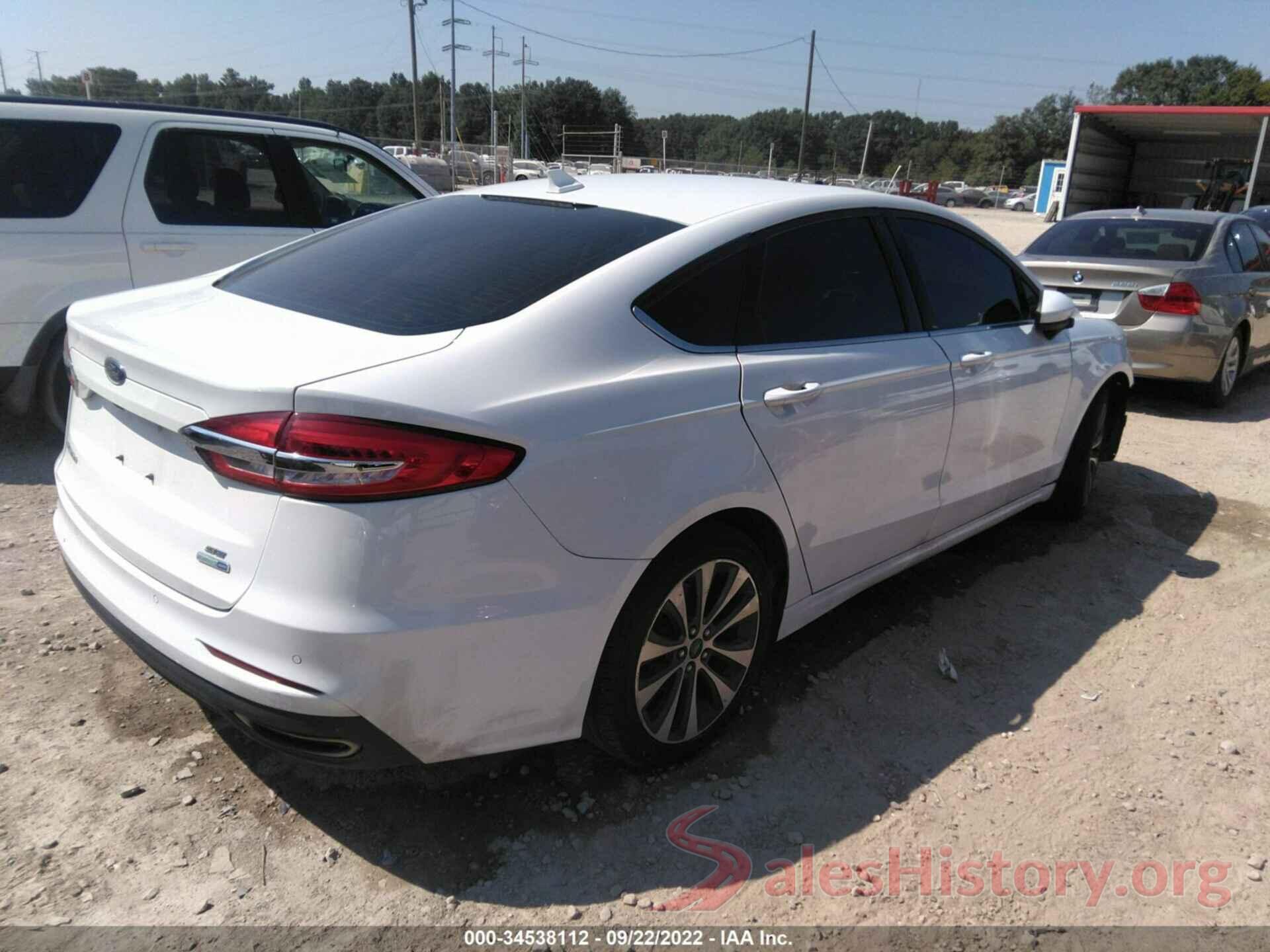 3FA6P0T92KR224007 2019 FORD FUSION