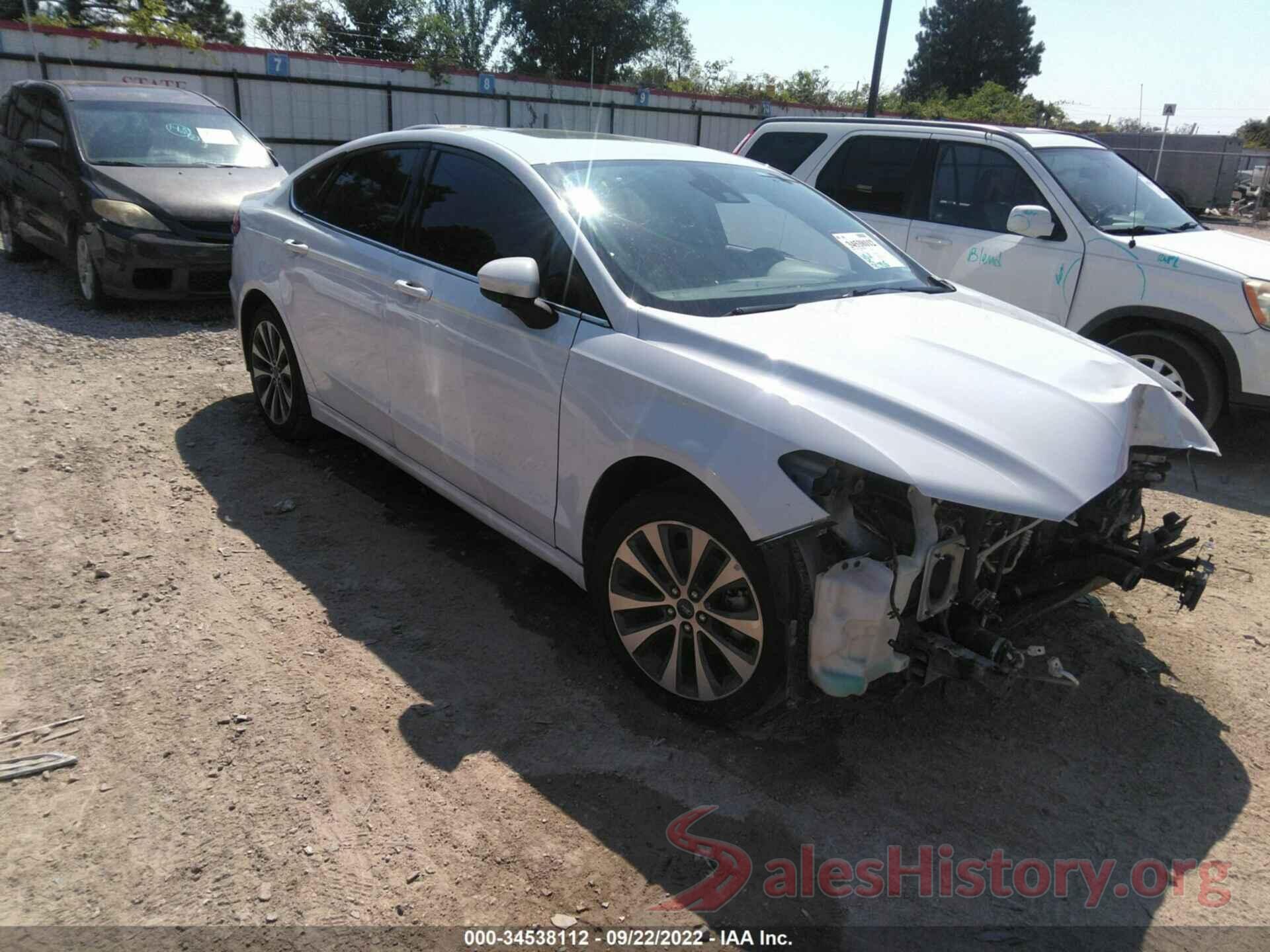 3FA6P0T92KR224007 2019 FORD FUSION