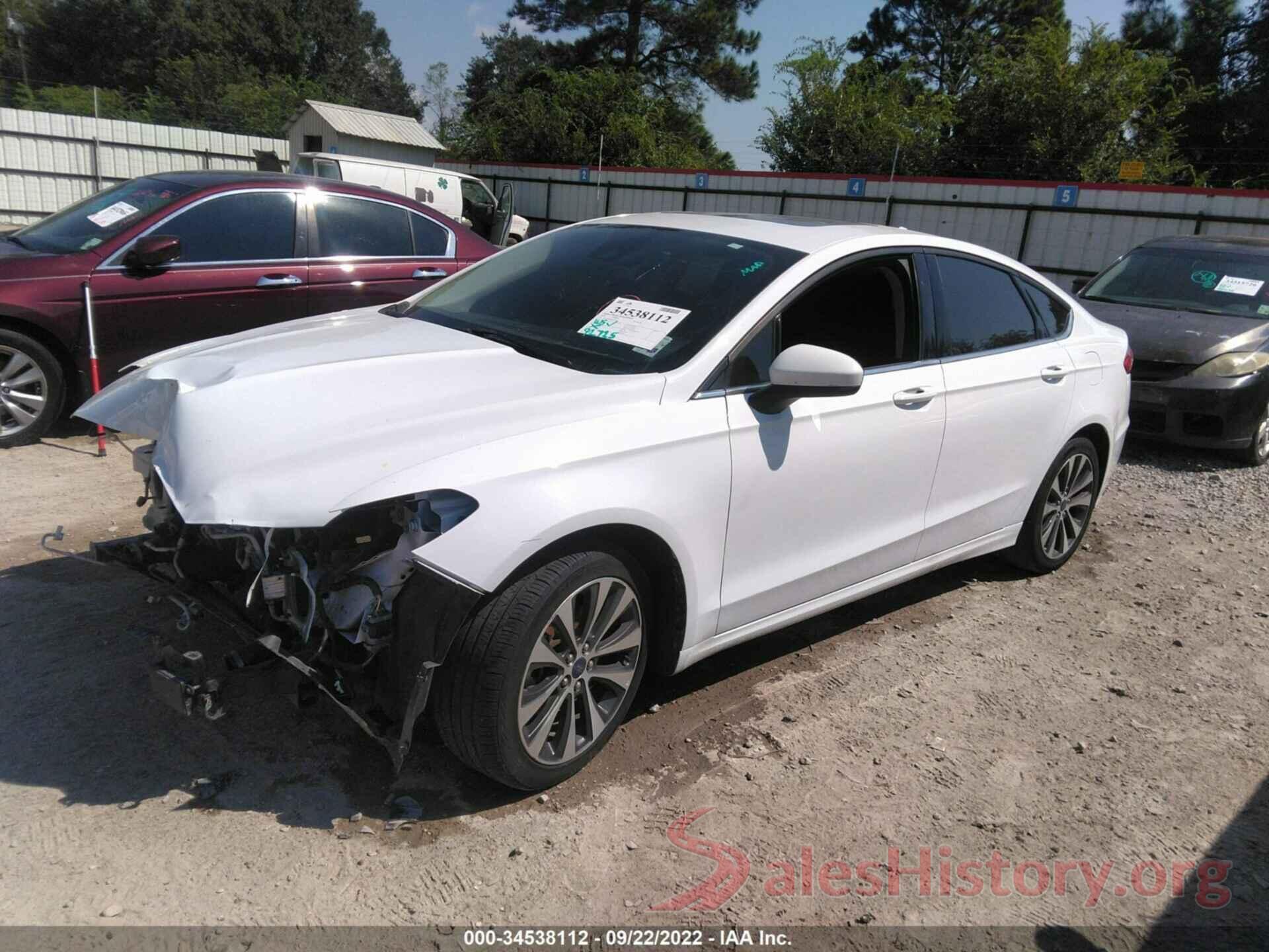 3FA6P0T92KR224007 2019 FORD FUSION