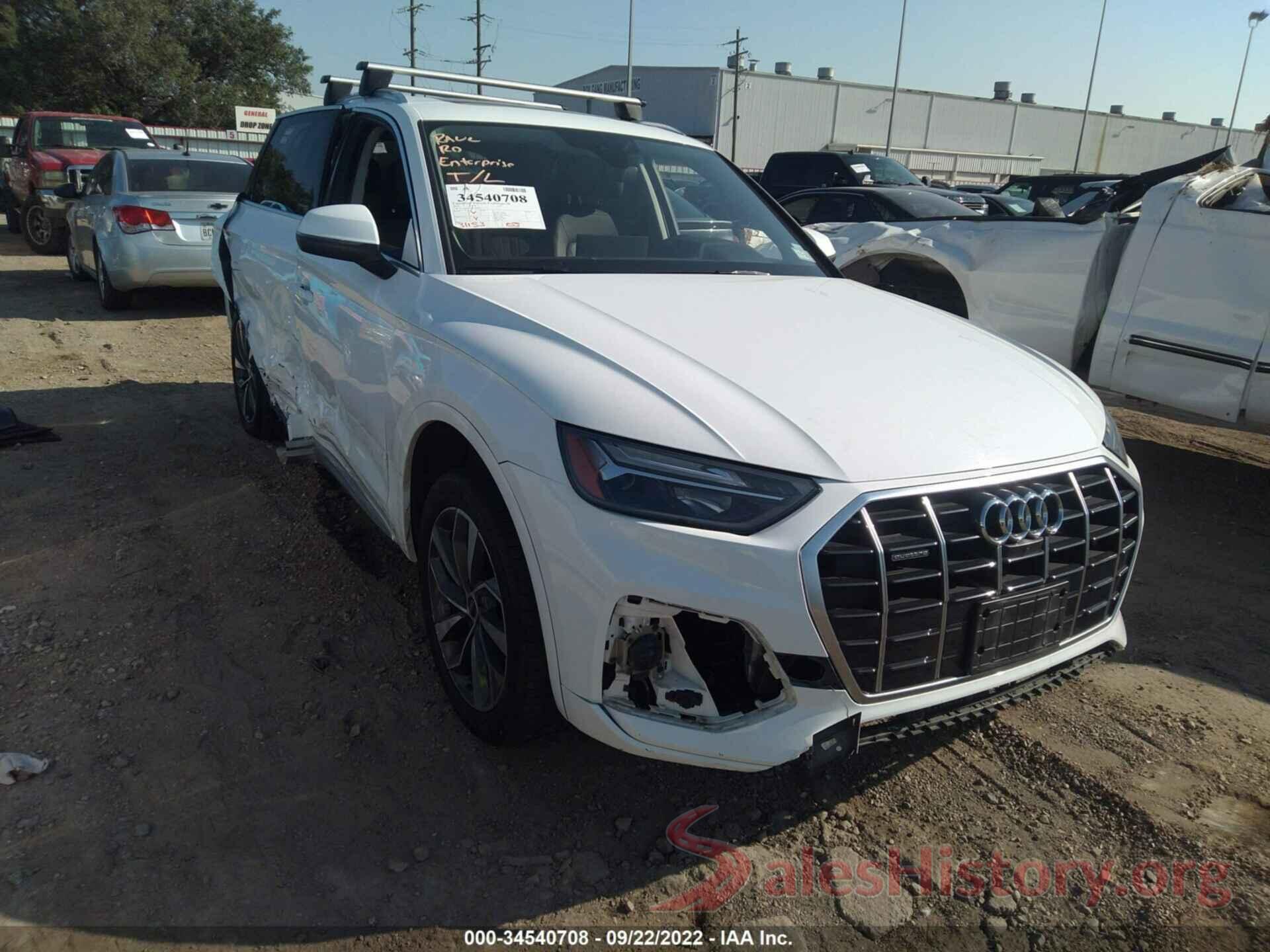 WA1BAAFYXM2020852 2021 AUDI Q5