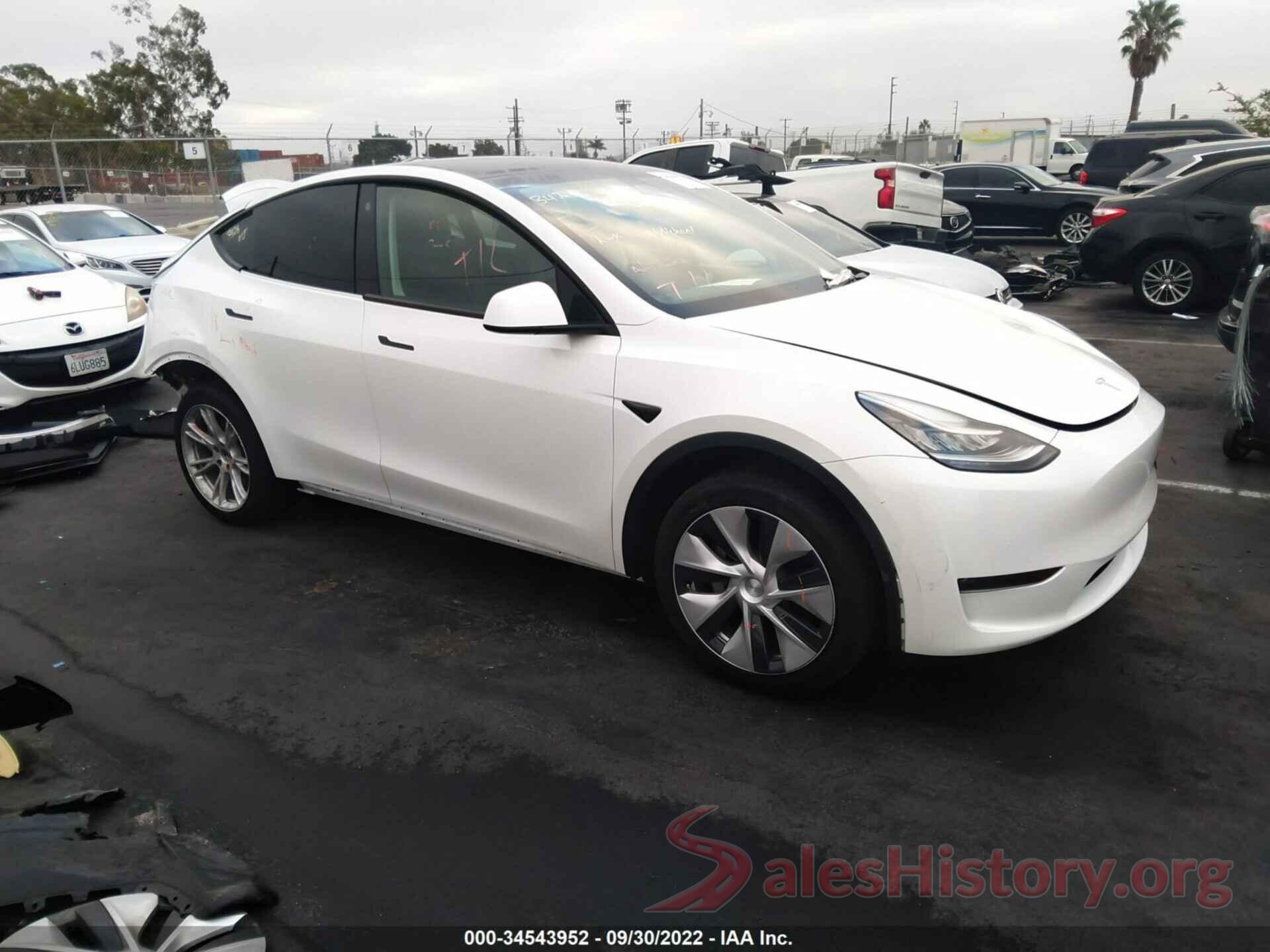 5YJYGDED0MF192867 2021 TESLA MODEL Y