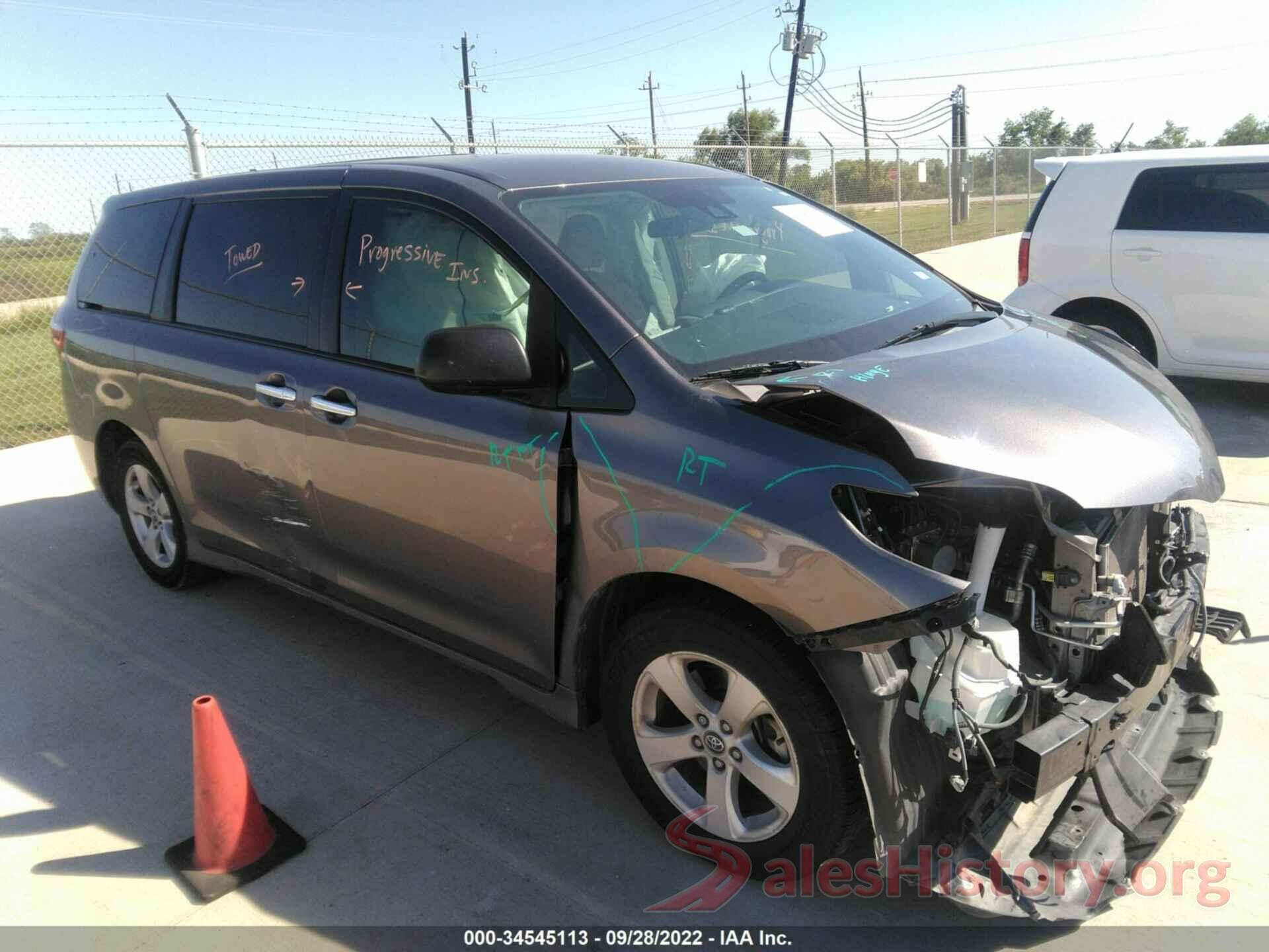 5TDZZ3DC2LS034221 2020 TOYOTA SIENNA