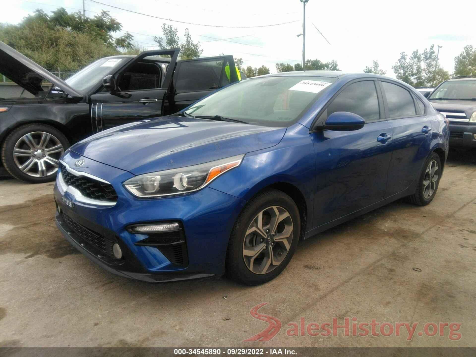 3KPF24AD3LE191552 2020 KIA FORTE