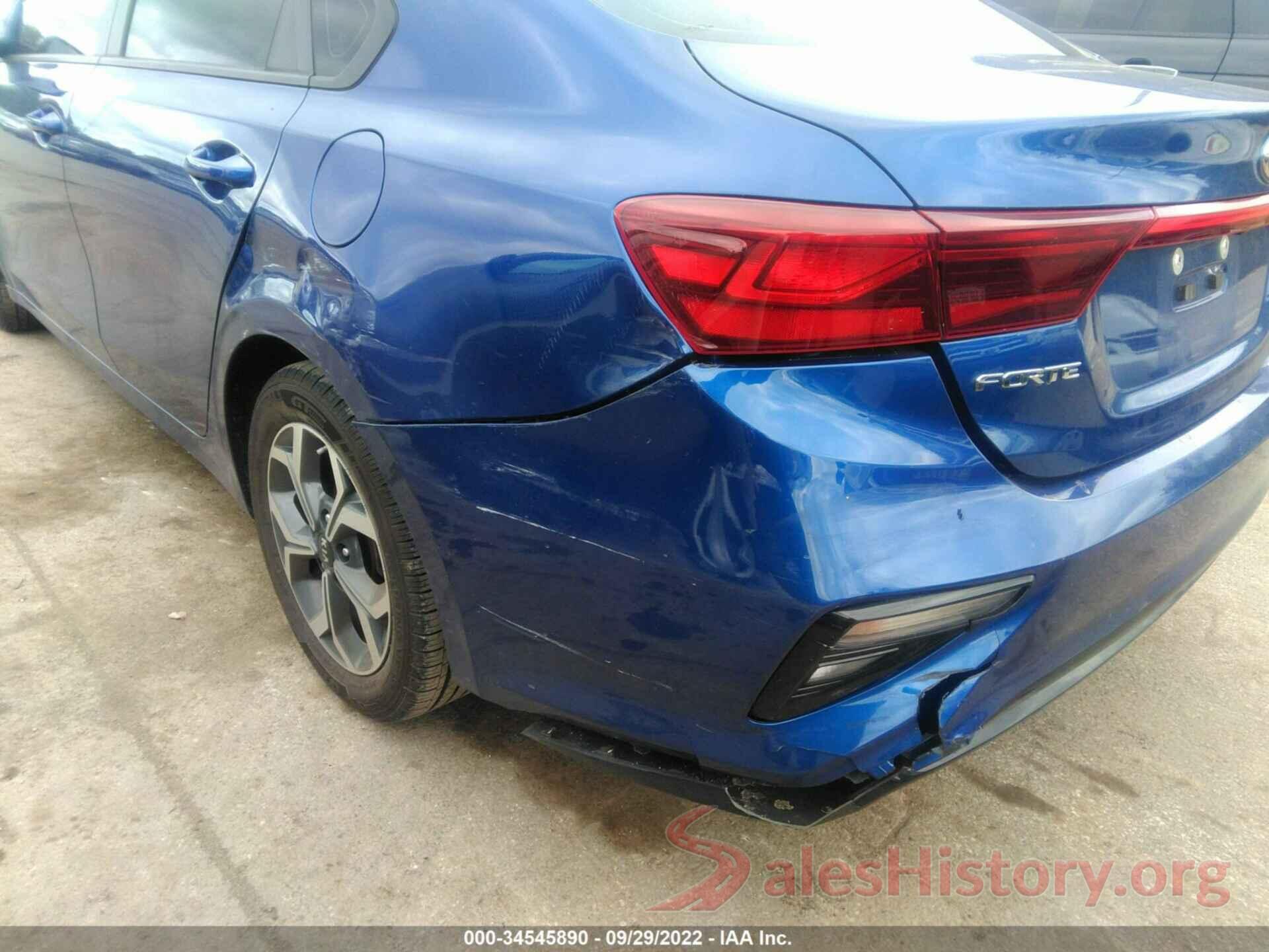 3KPF24AD3LE191552 2020 KIA FORTE