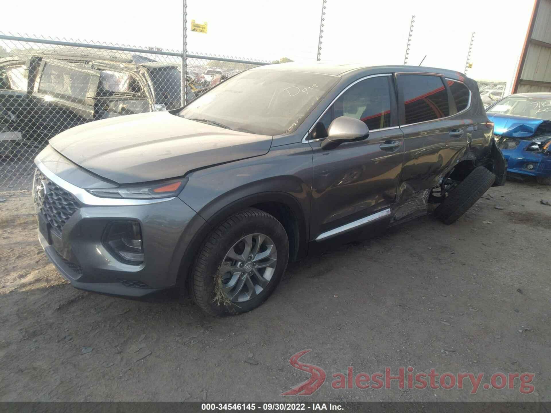 5NMS2CAD3KH105074 2019 HYUNDAI SANTA FE