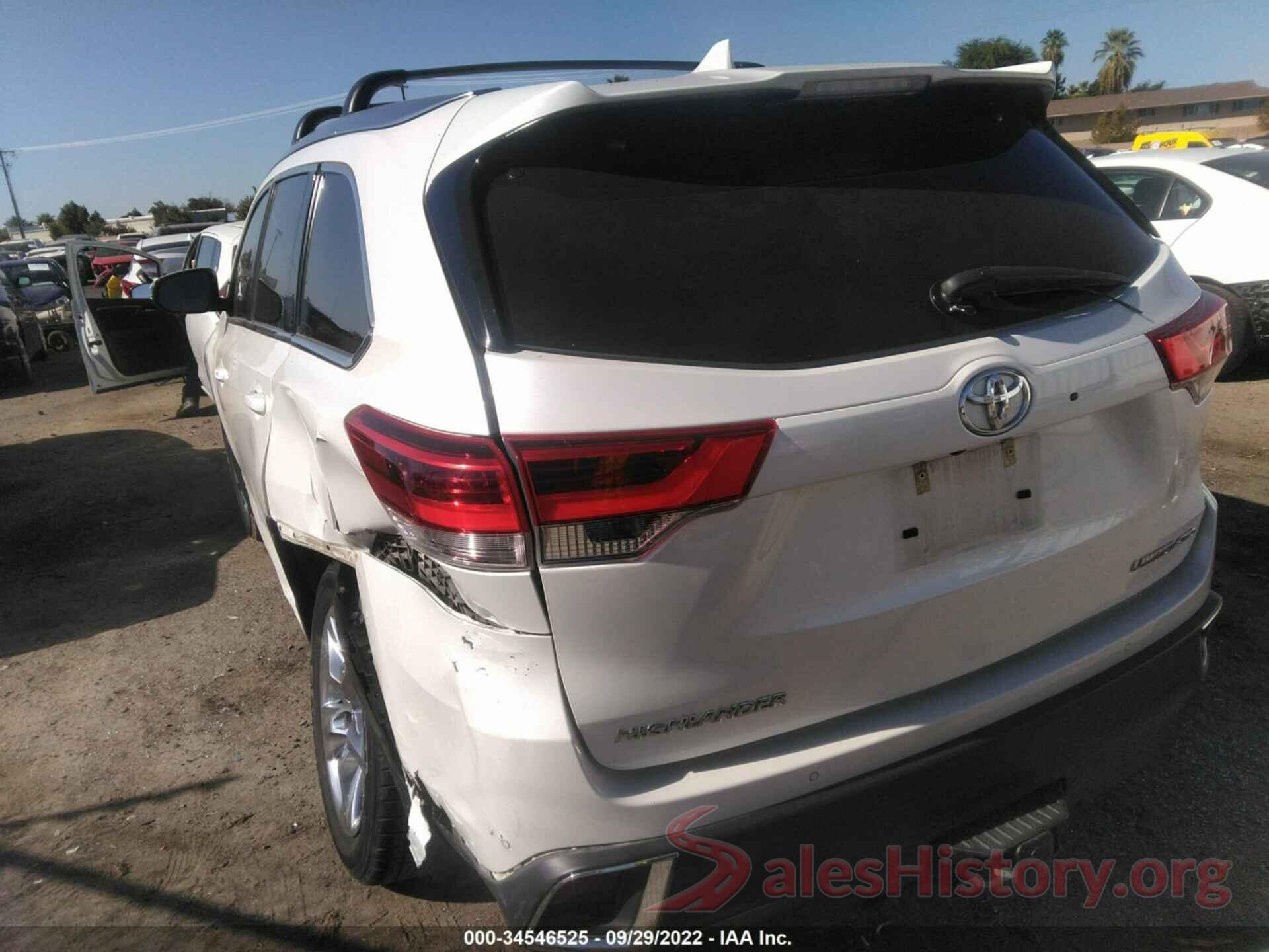 5TDDZRFH3JS848283 2018 TOYOTA HIGHLANDER