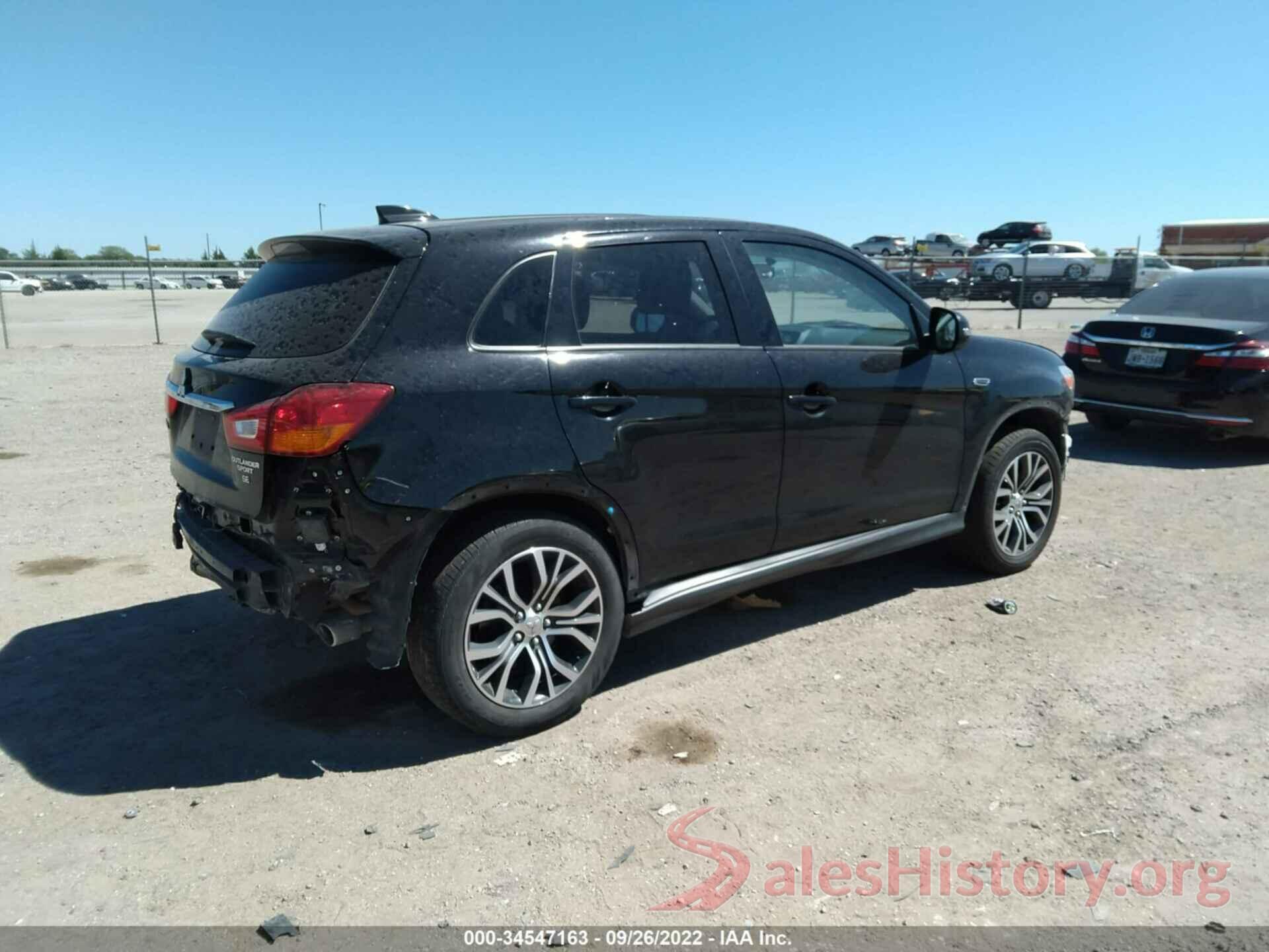 JA4AP4AU9KU010962 2019 MITSUBISHI OUTLANDER SPORT