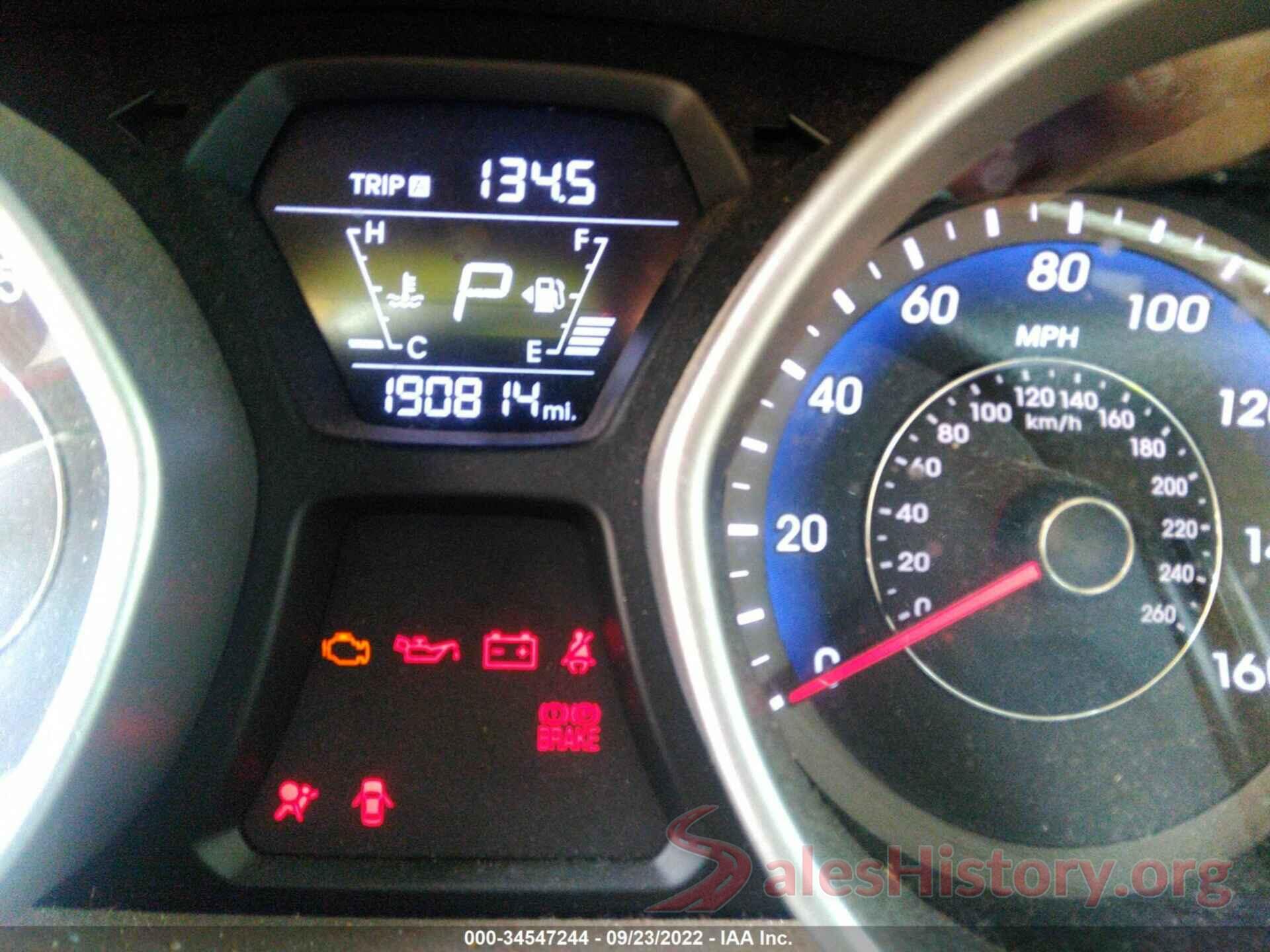 KMHDH4AE4FU346772 2015 HYUNDAI ELANTRA