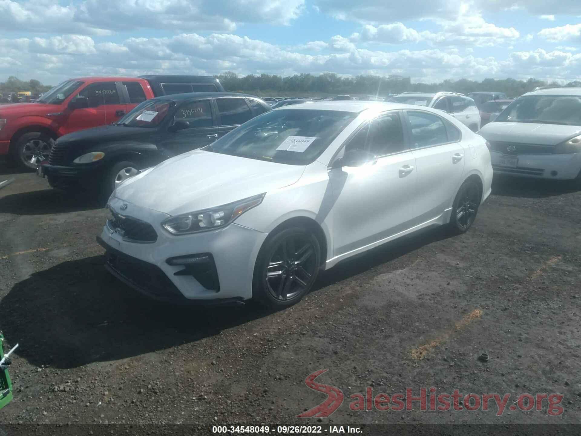 3KPF34AD1LE161057 2020 KIA FORTE