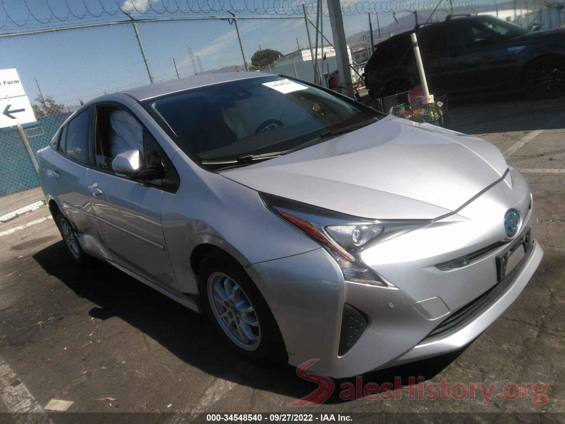 JTDKBRFU5H3574170 2017 TOYOTA PRIUS