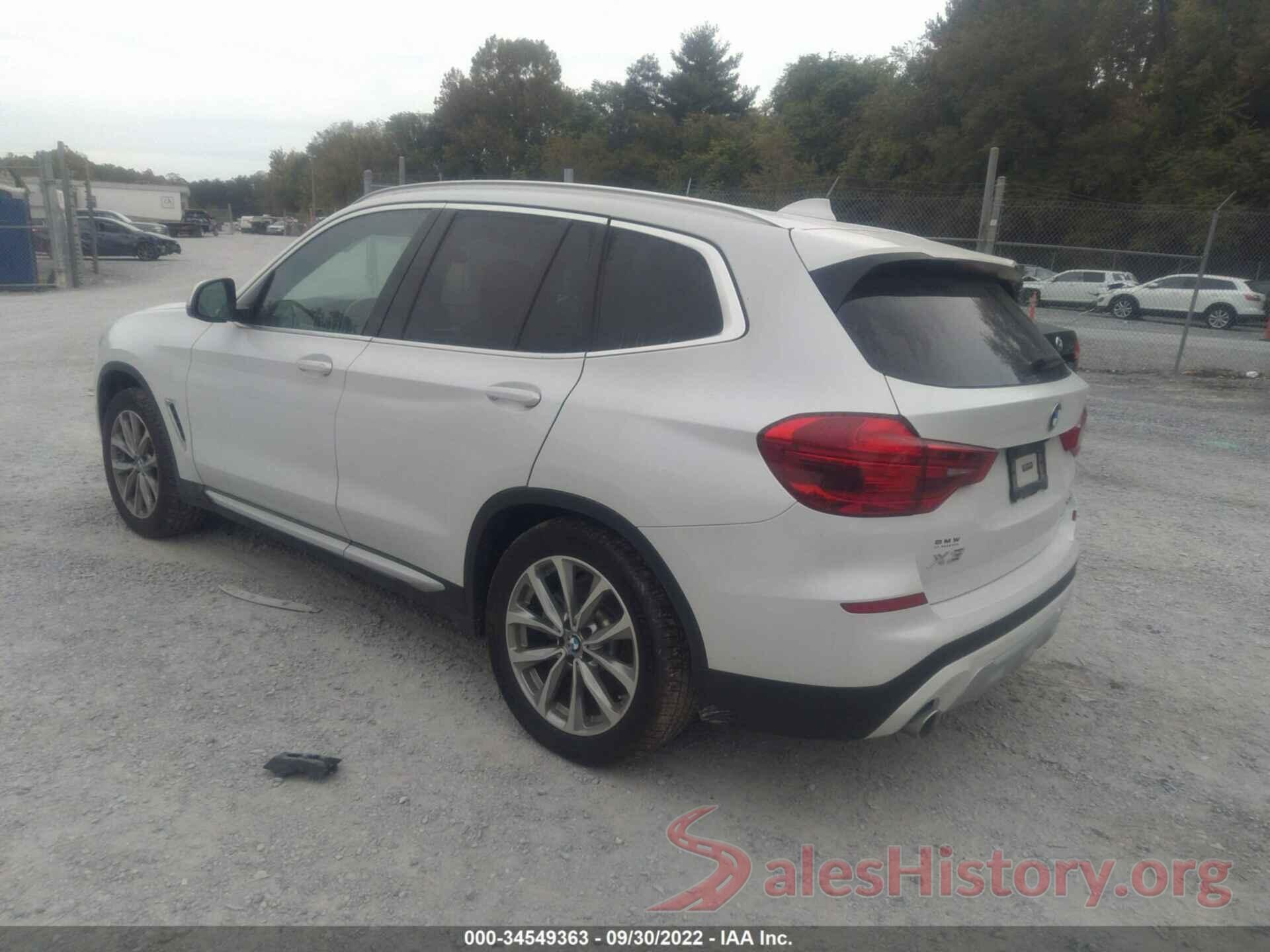 5UXTR9C52KLP91520 2019 BMW X3