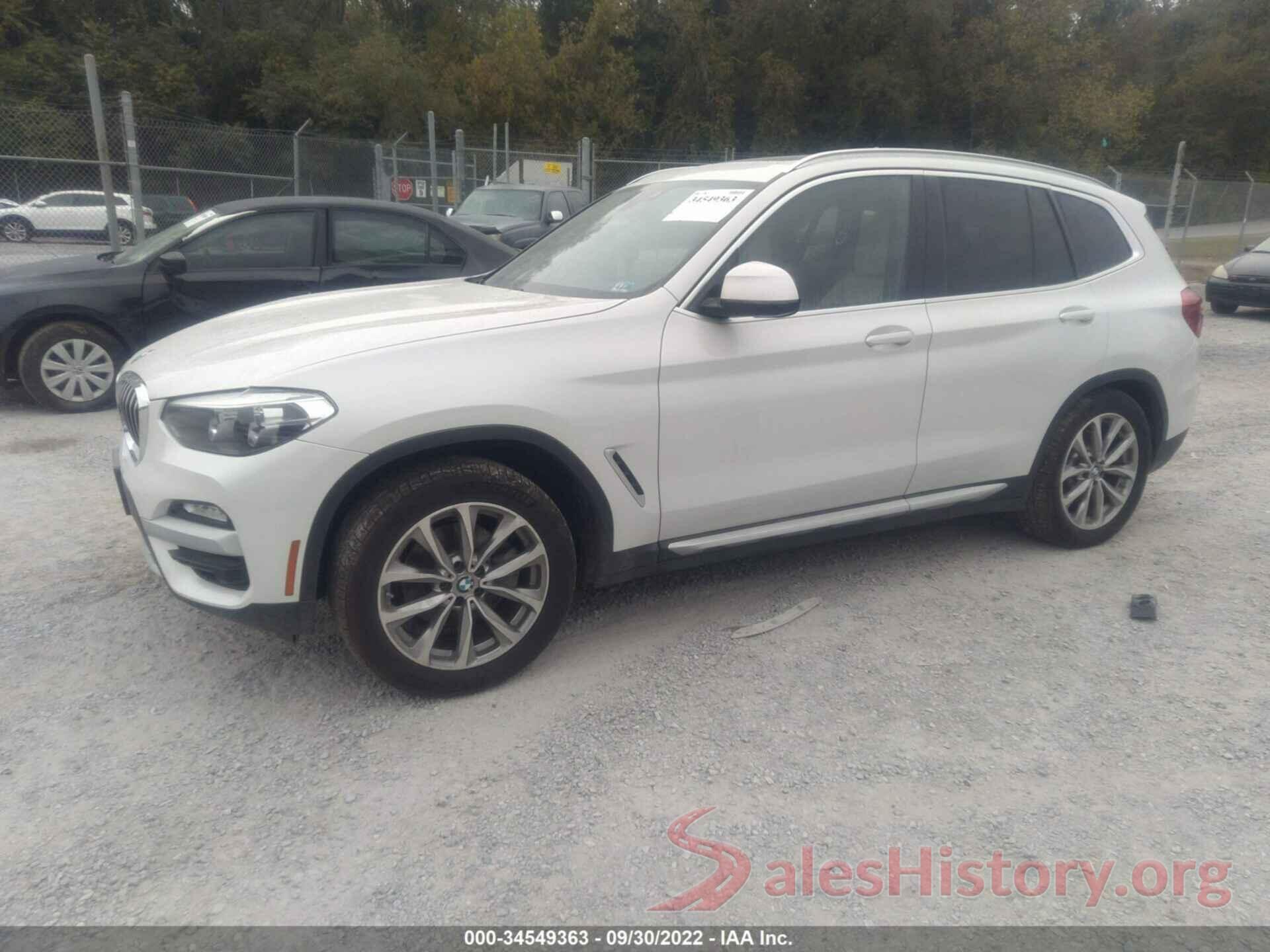 5UXTR9C52KLP91520 2019 BMW X3