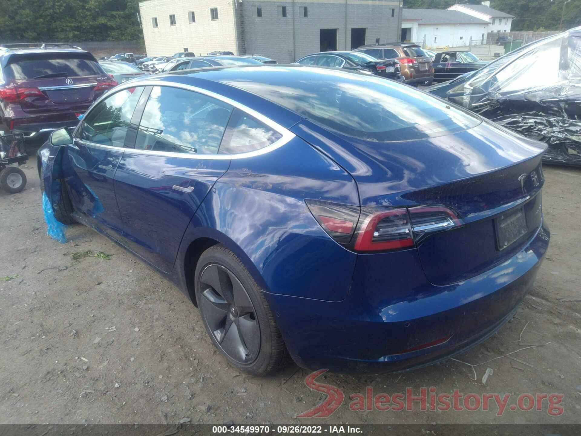 5YJ3E1EB6KF365544 2019 TESLA MODEL 3