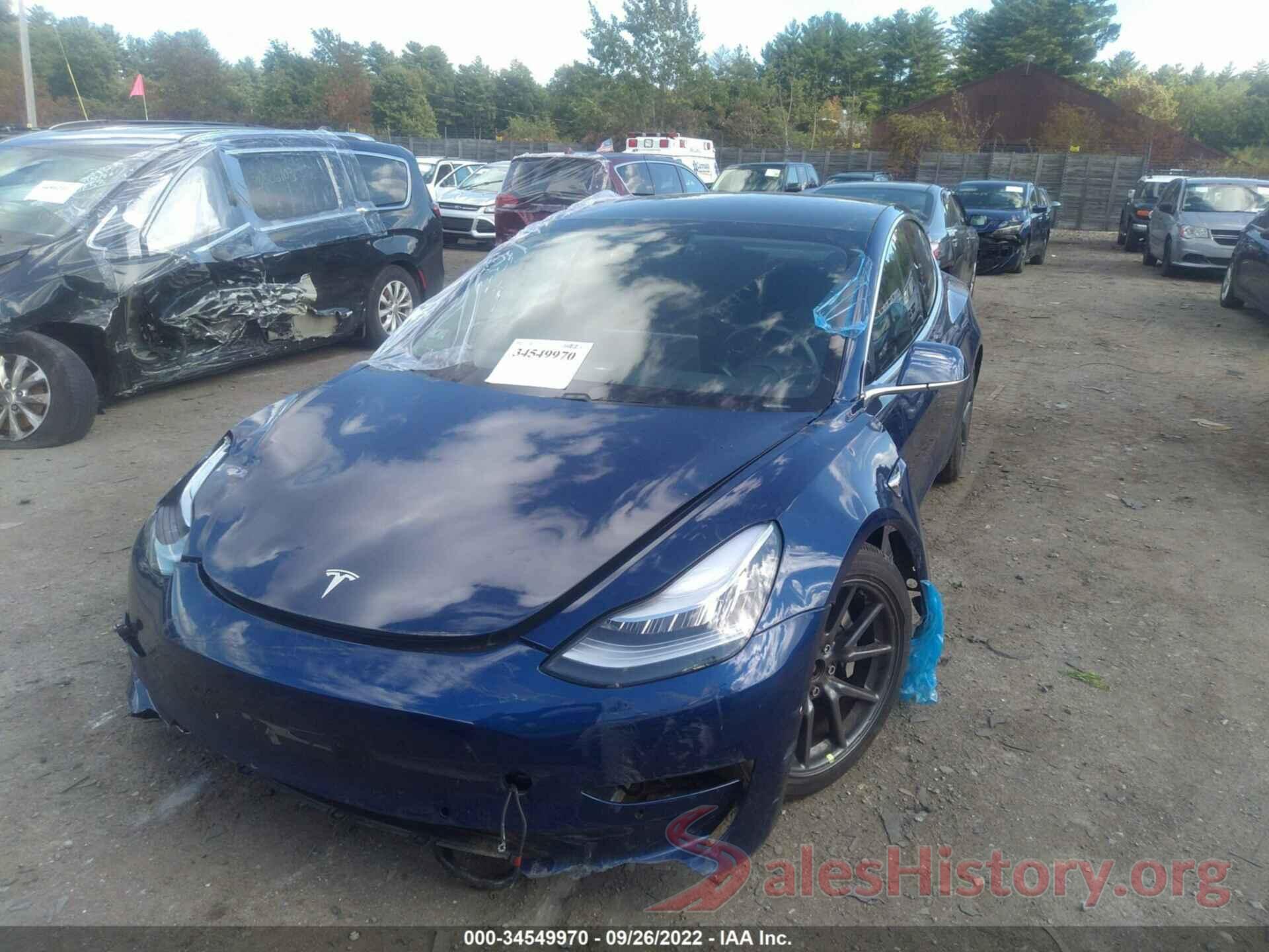 5YJ3E1EB6KF365544 2019 TESLA MODEL 3