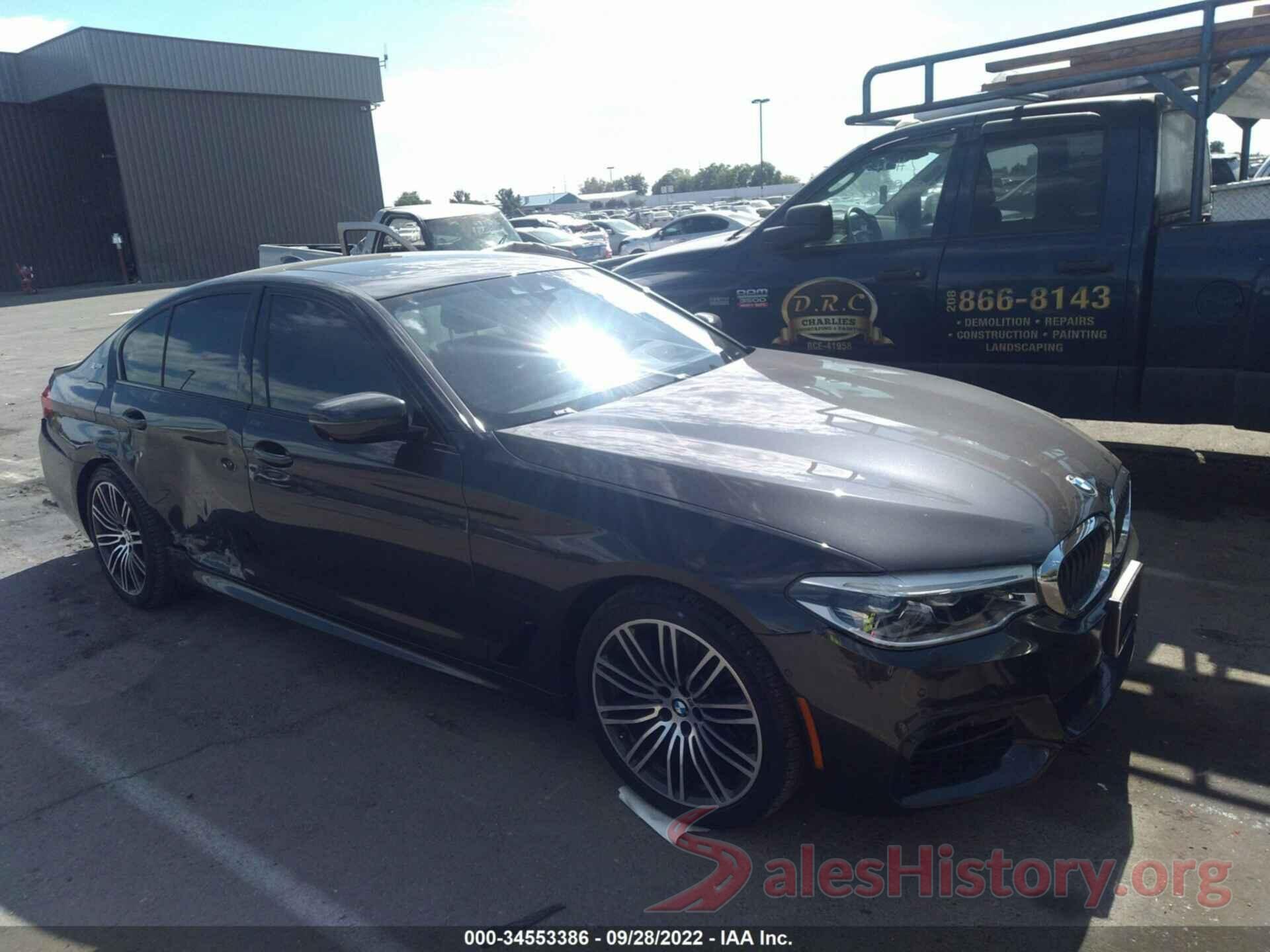 WBAJB1C51KB376593 2019 BMW 5 SERIES