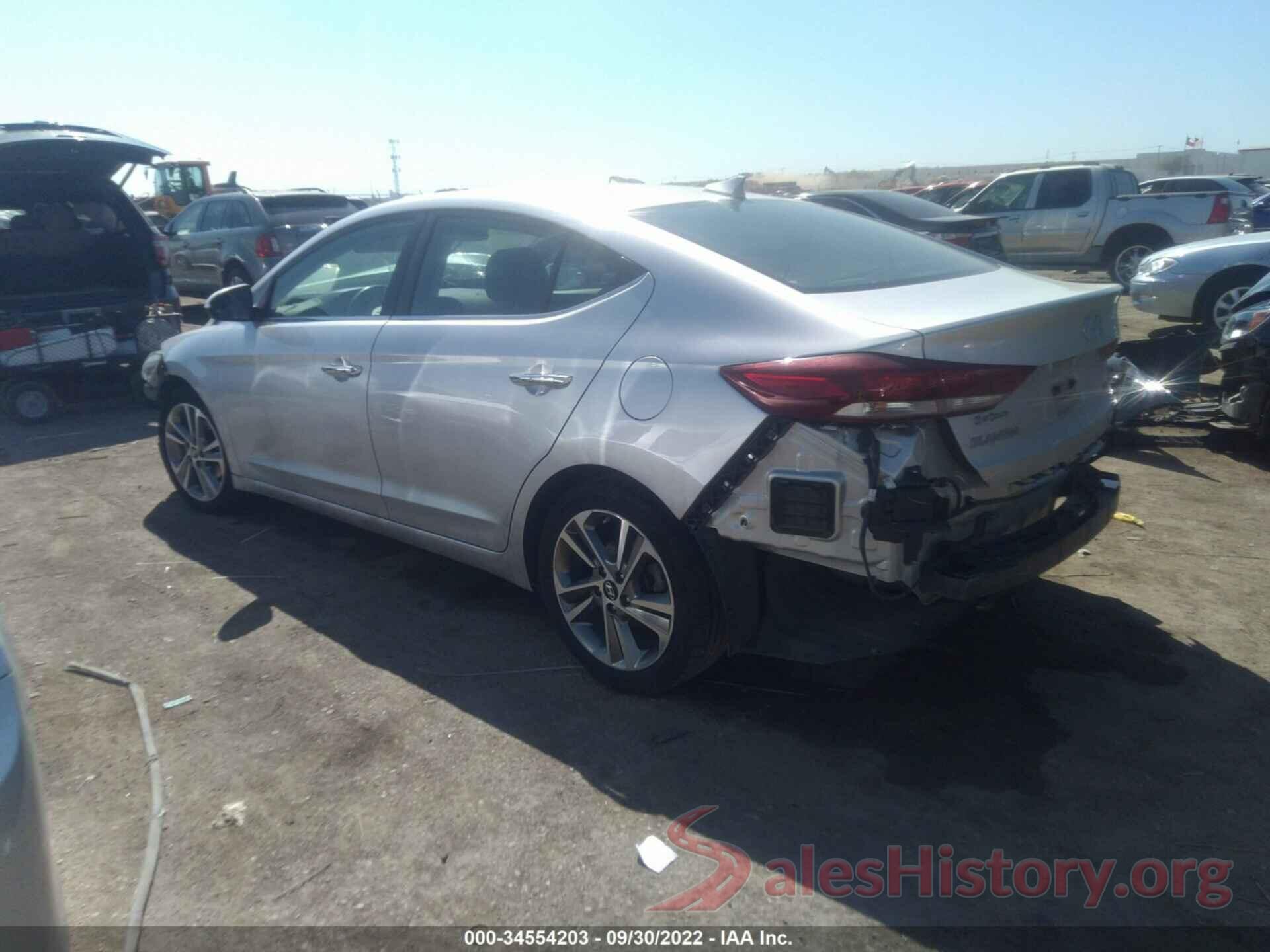 5NPD84LF4HH184455 2017 HYUNDAI ELANTRA