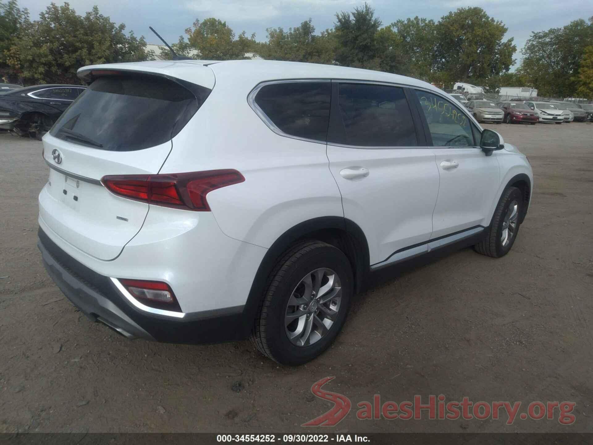 5NMS2CAD7KH119821 2019 HYUNDAI SANTA FE