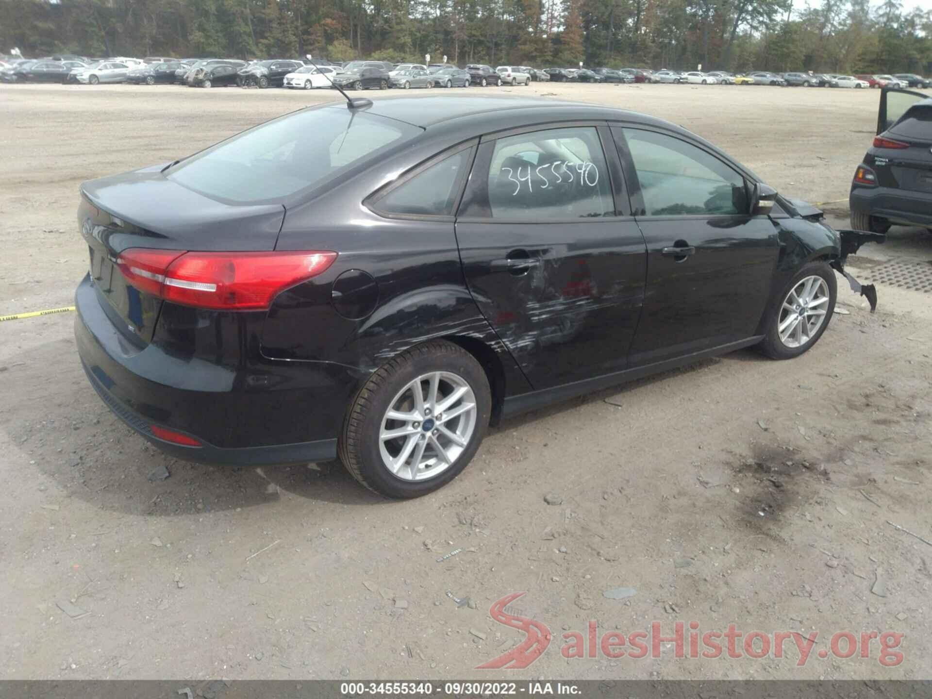 1FADP3F26HL249555 2017 FORD FOCUS