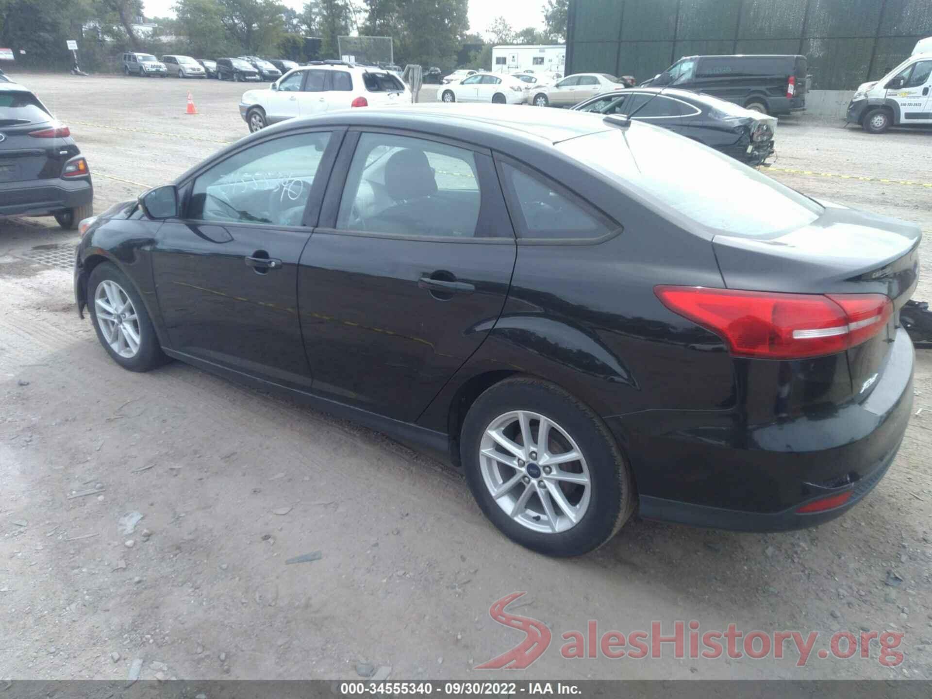 1FADP3F26HL249555 2017 FORD FOCUS