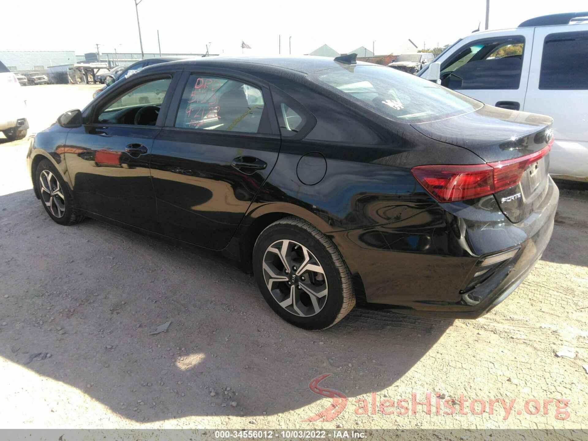 3KPF24ADXKE135123 2019 KIA FORTE