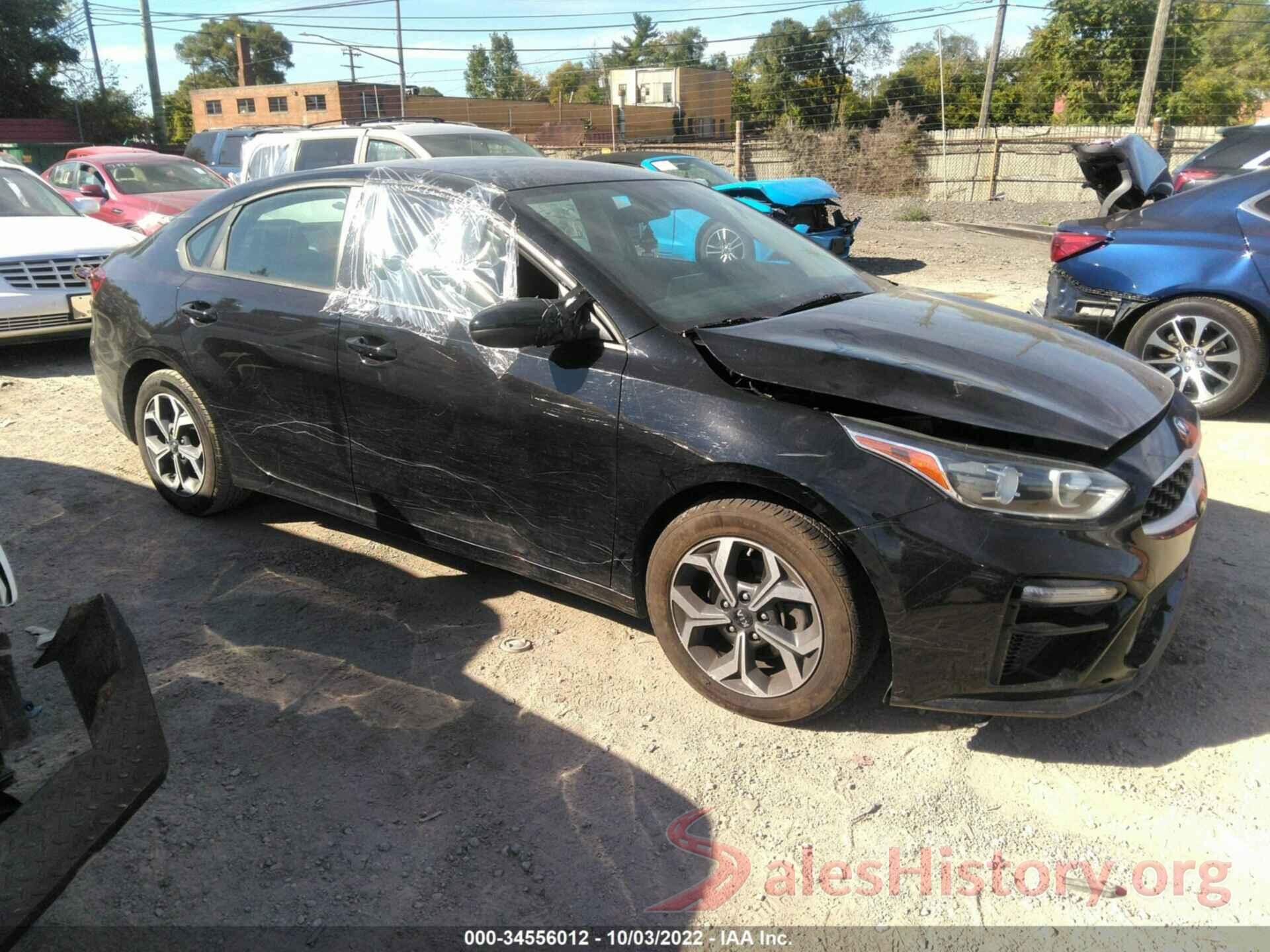 3KPF24ADXKE135123 2019 KIA FORTE