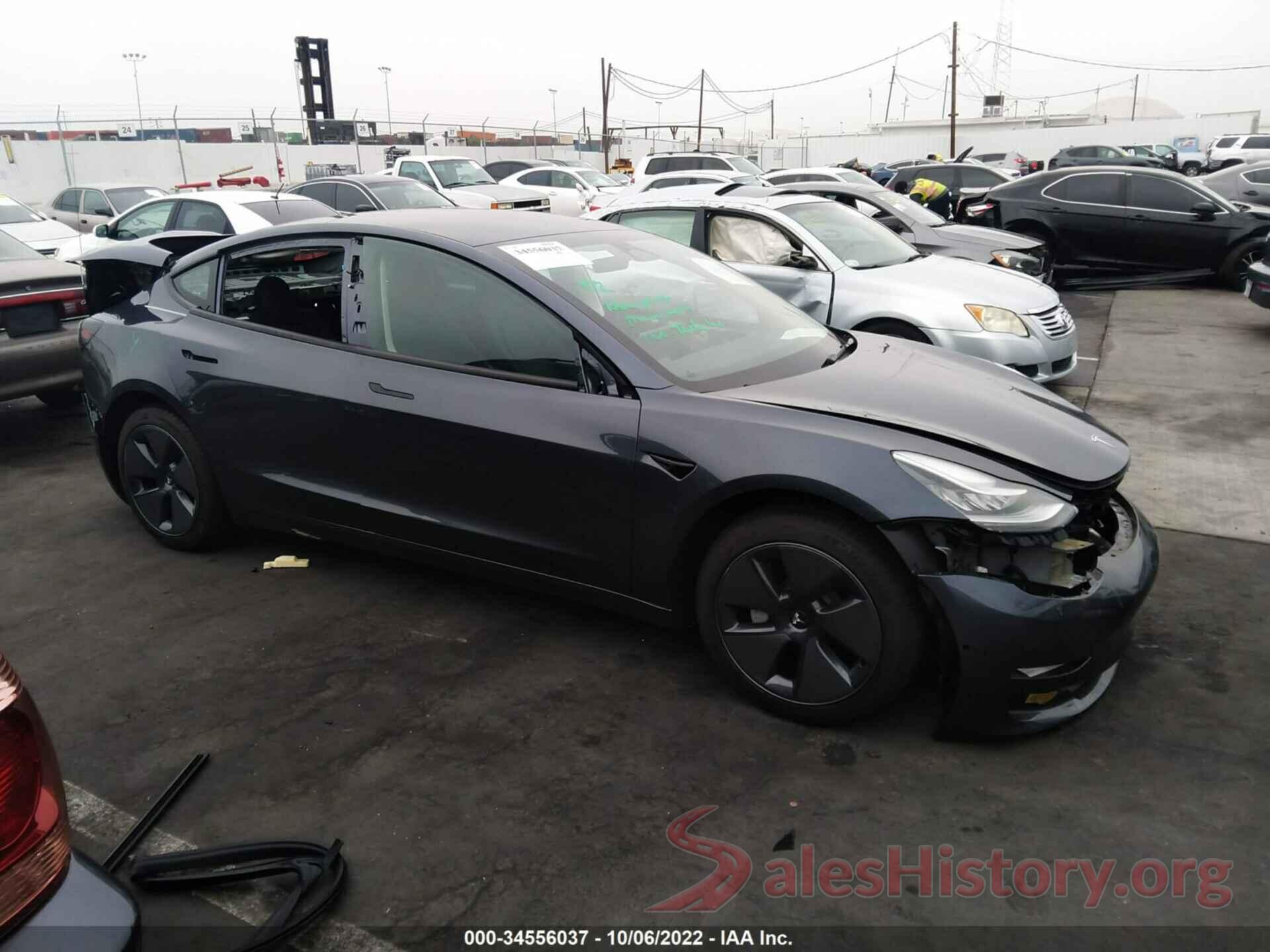 5YJ3E1EB2NF164826 2022 TESLA MODEL 3