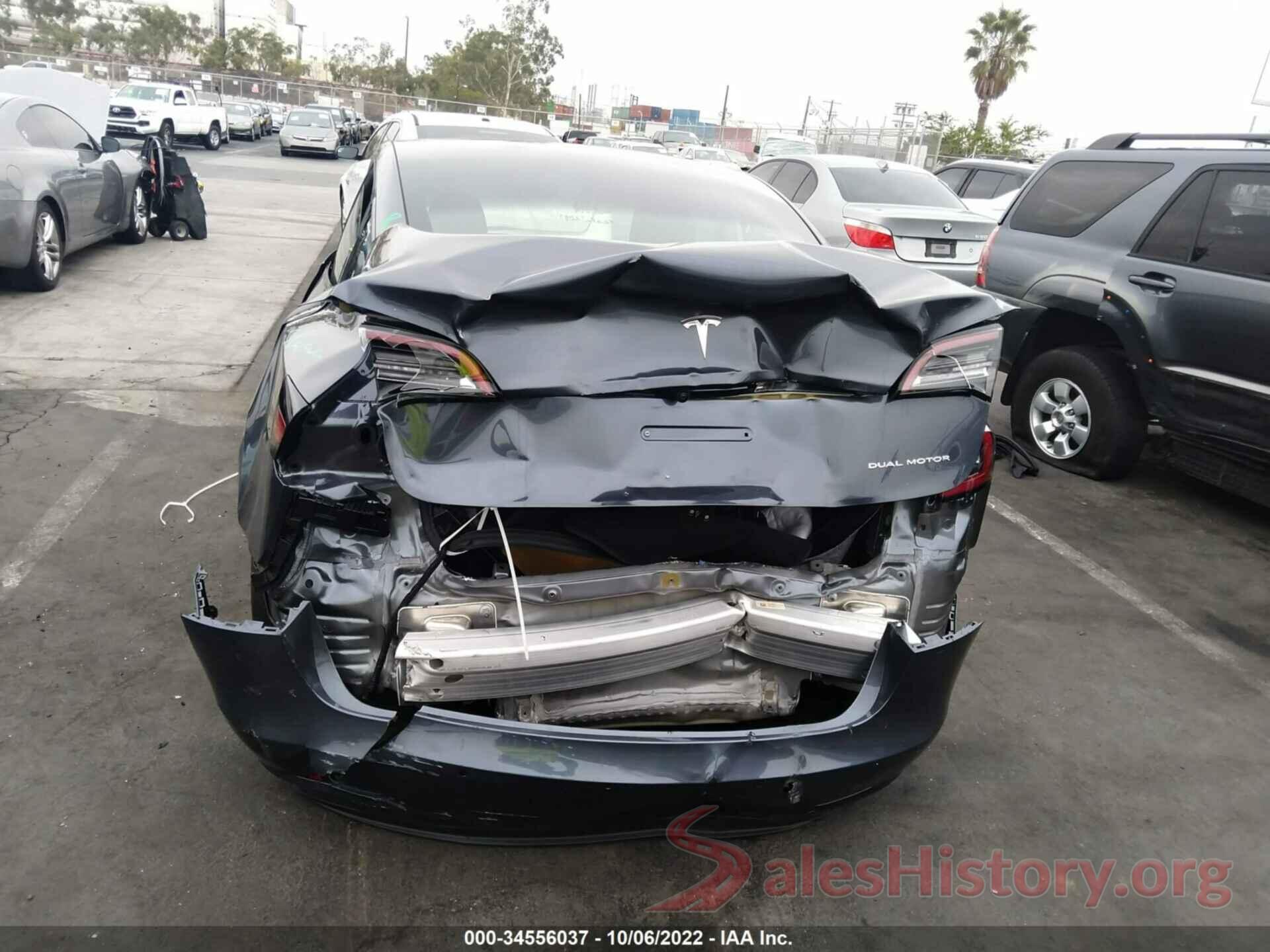 5YJ3E1EB2NF164826 2022 TESLA MODEL 3