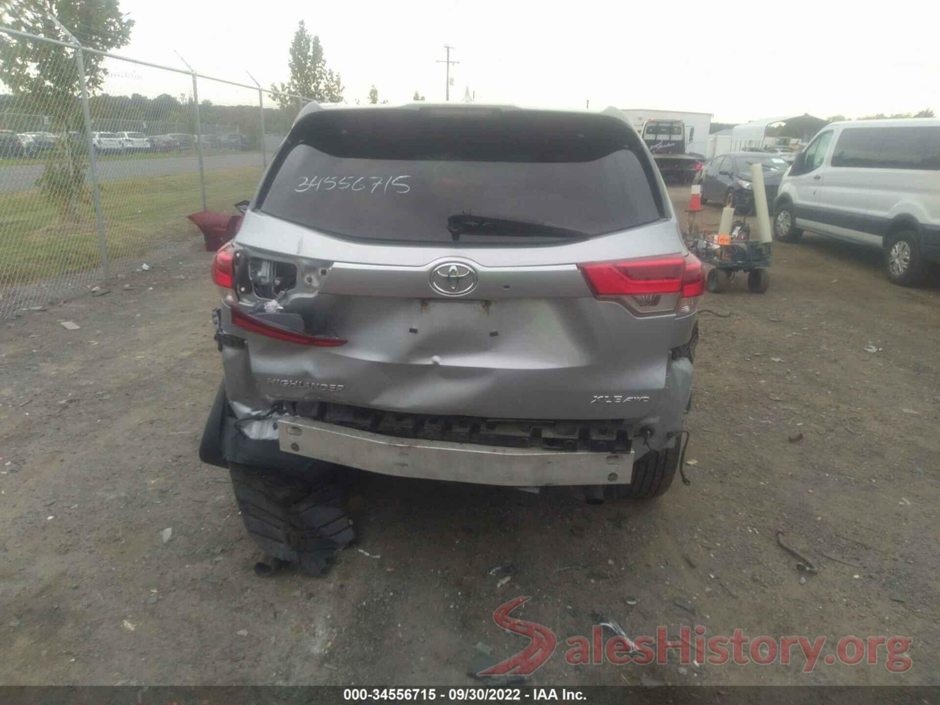 5TDJZRFH4HS387382 2017 TOYOTA HIGHLANDER