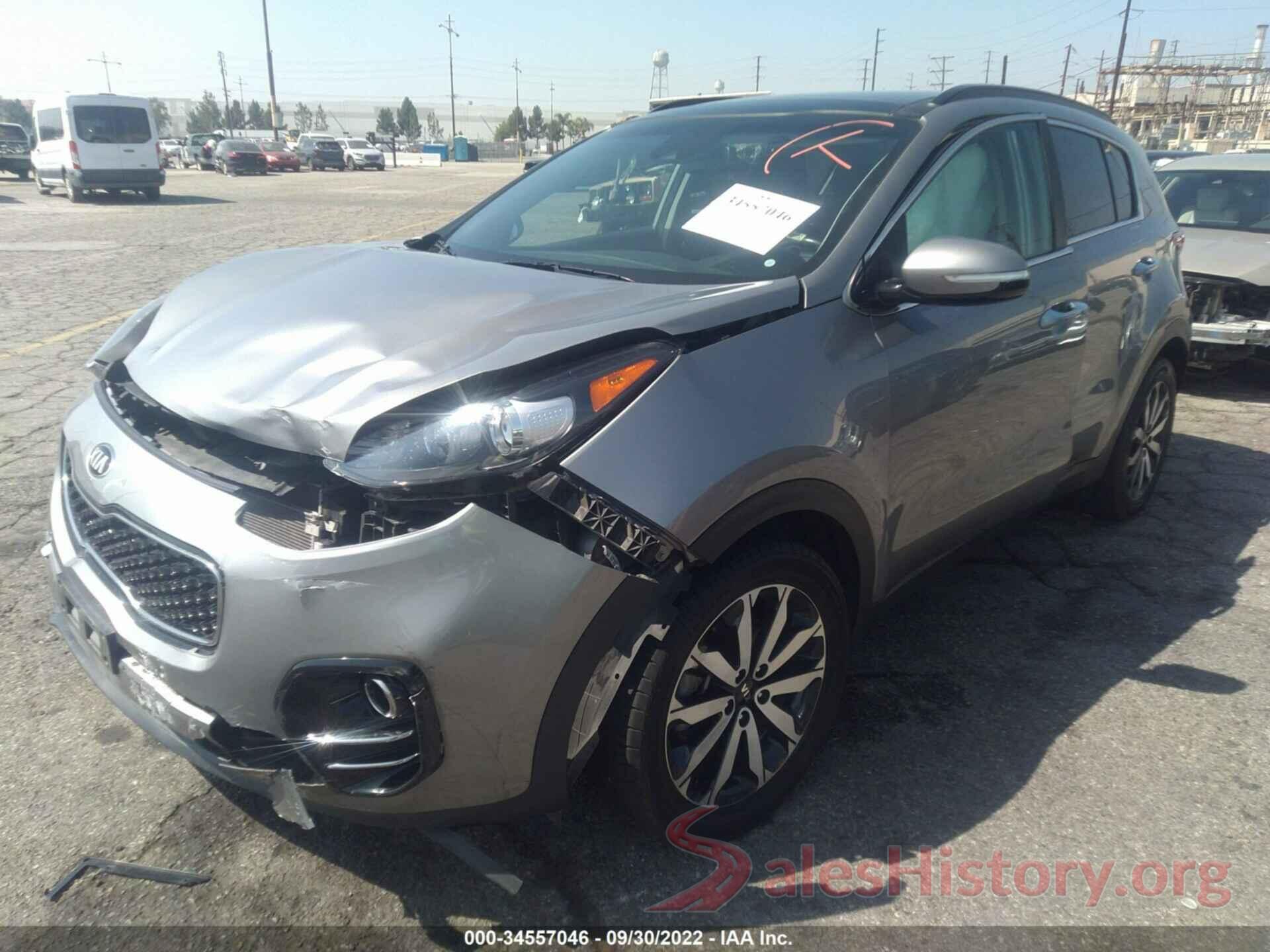 KNDPN3AC0K7602269 2019 KIA SPORTAGE