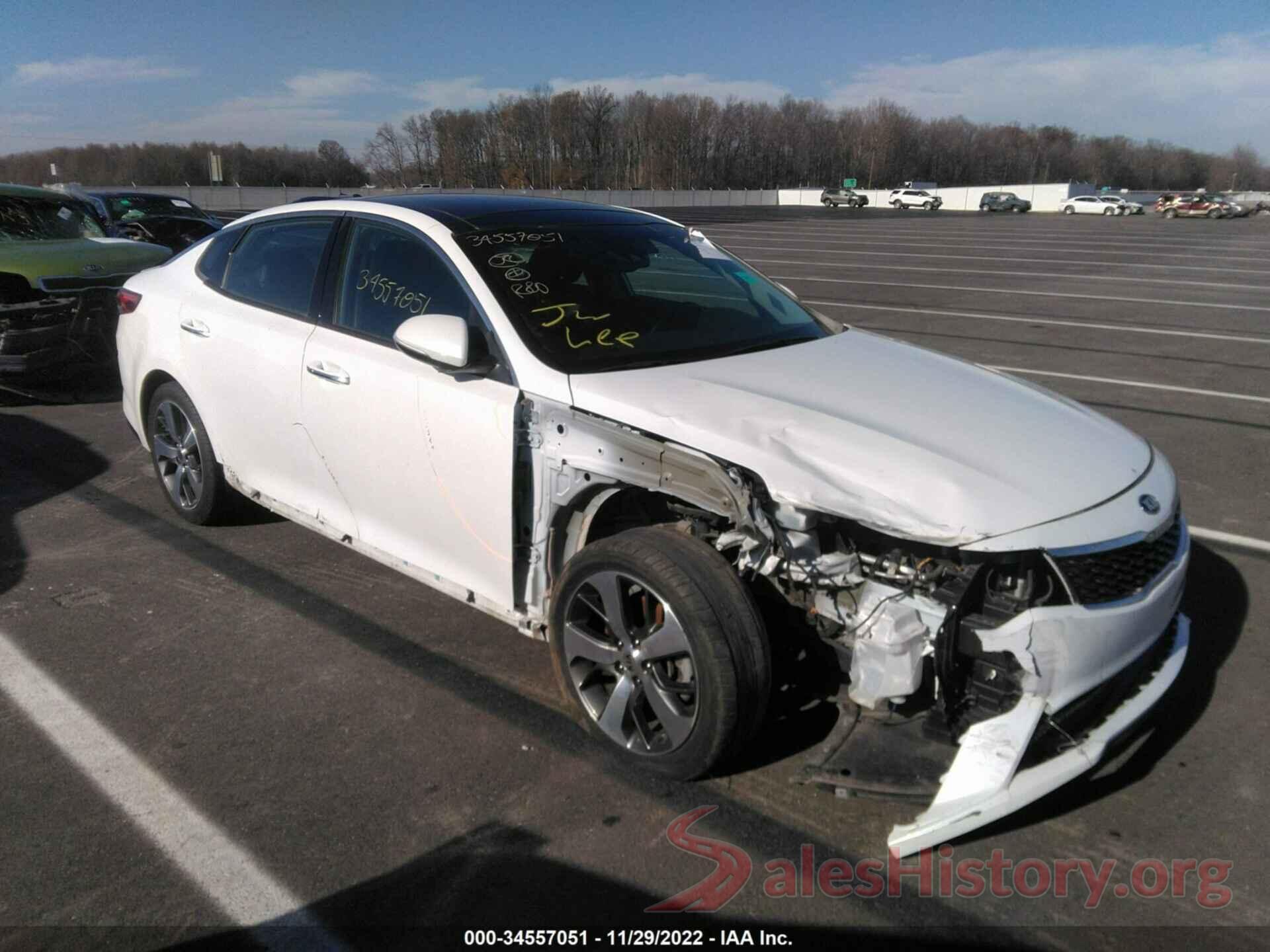 5XXGT4L31KG291788 2019 KIA OPTIMA