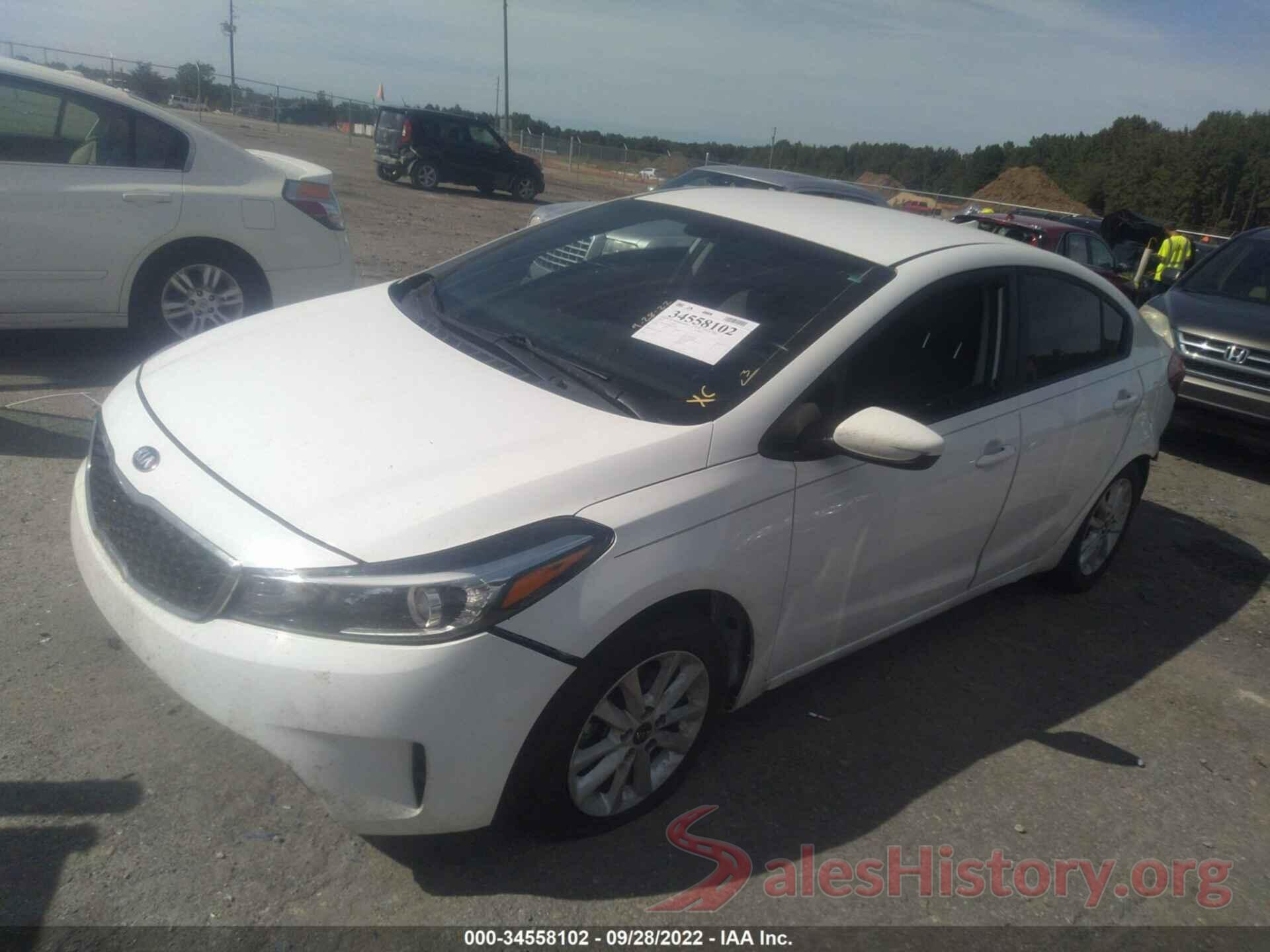 3KPFL4A75HE103017 2017 KIA FORTE