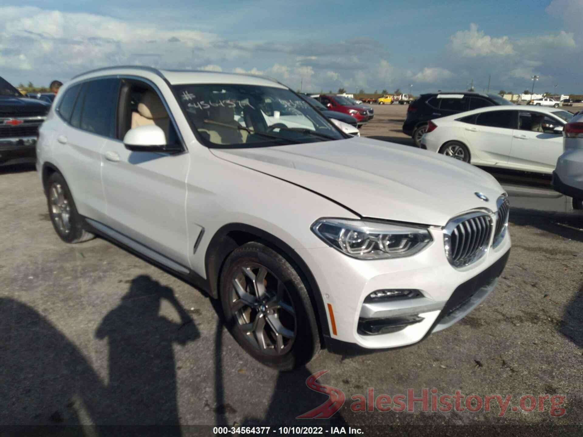 5UXTY3C04M9G20078 2021 BMW X3