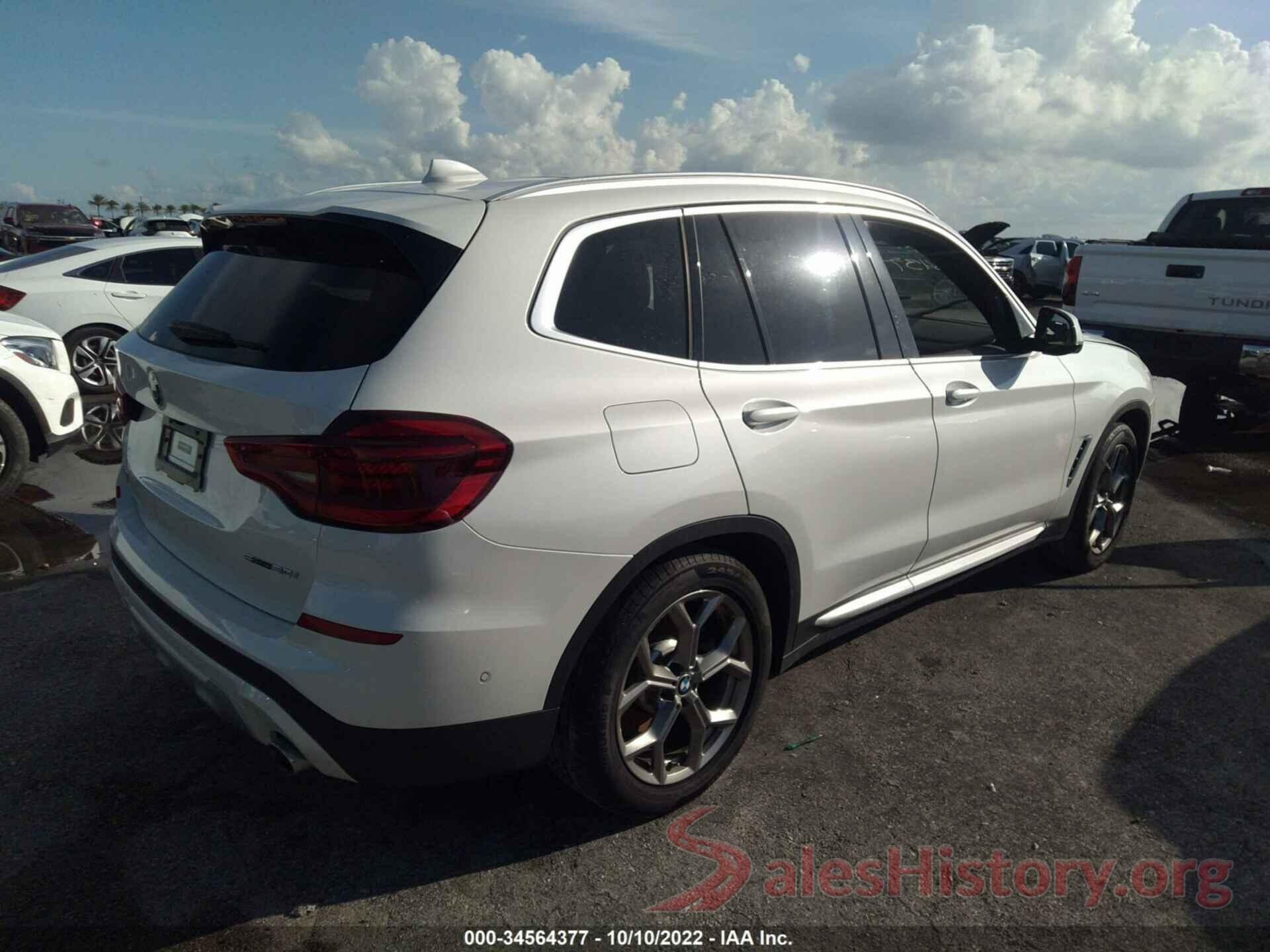 5UXTY3C04M9G20078 2021 BMW X3