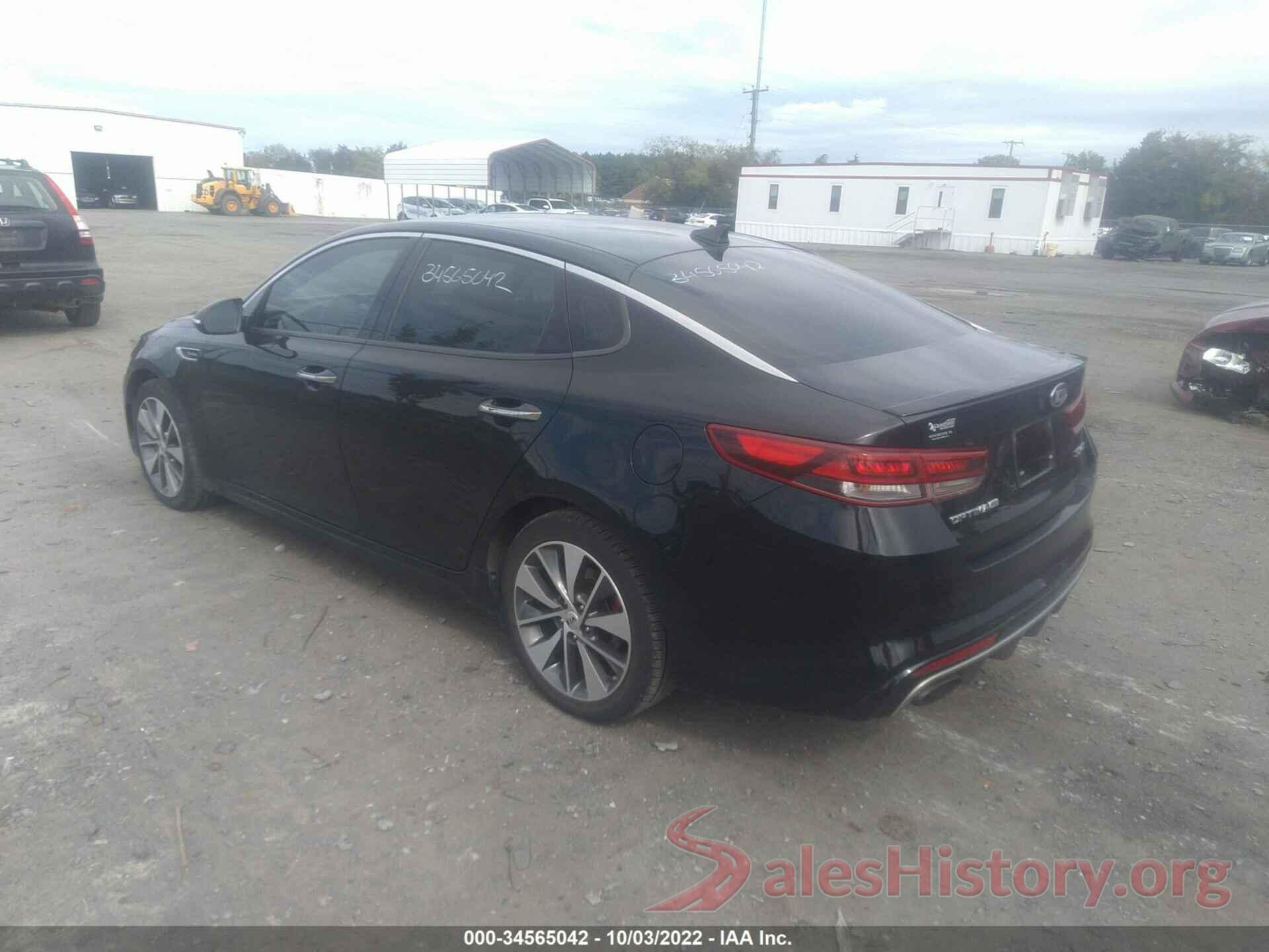 5XXGW4L22GG086244 2016 KIA OPTIMA