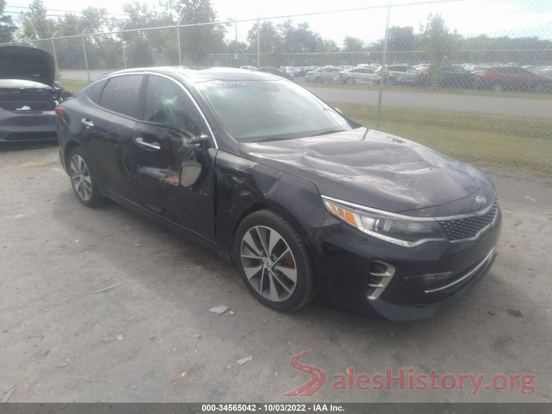 5XXGW4L22GG086244 2016 KIA OPTIMA