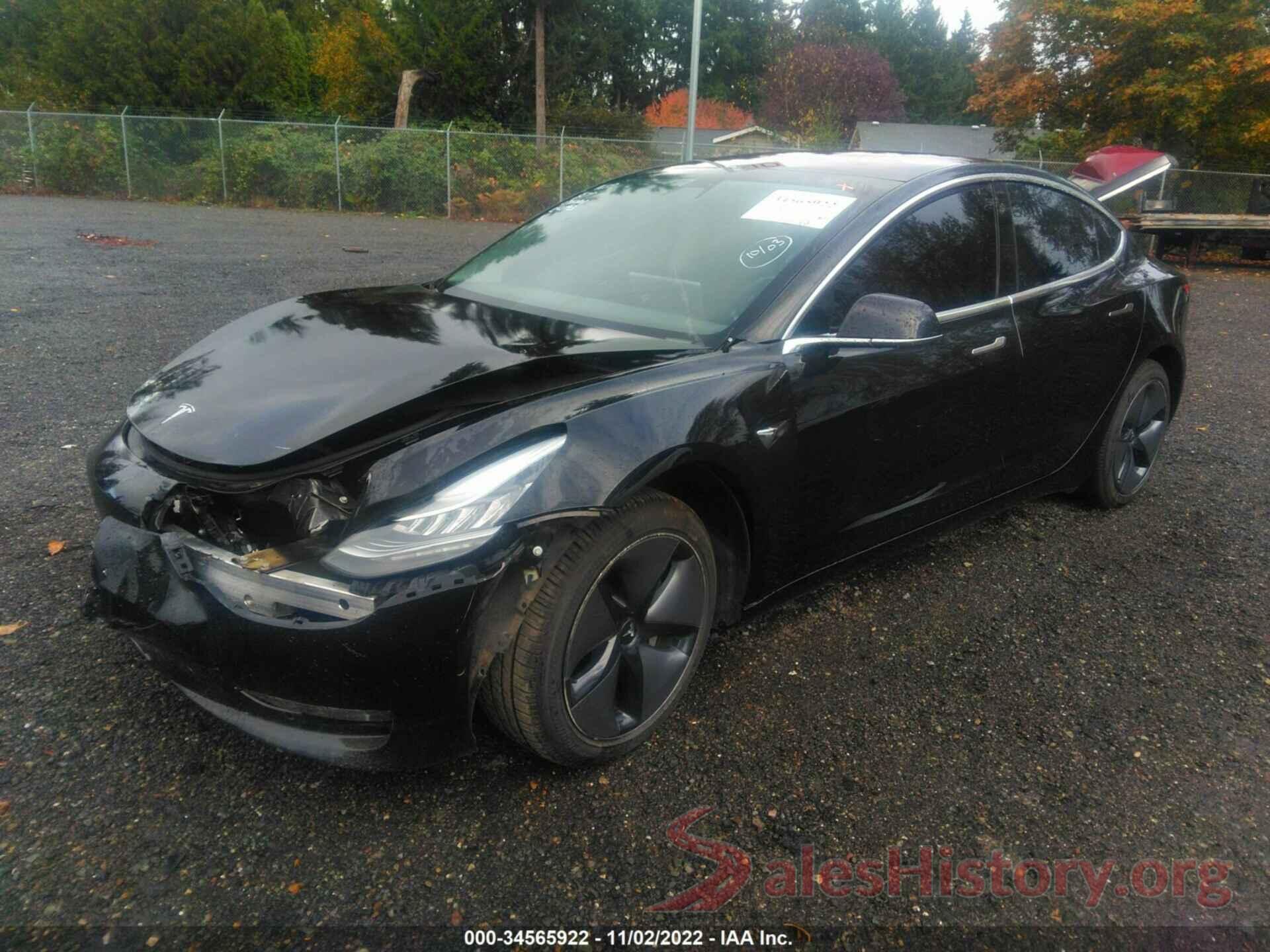 5YJ3E1EA6KF304752 2019 TESLA MODEL 3