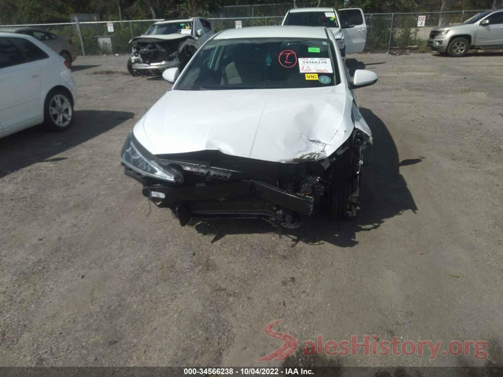 5NPD84LF2KH483255 2019 HYUNDAI ELANTRA