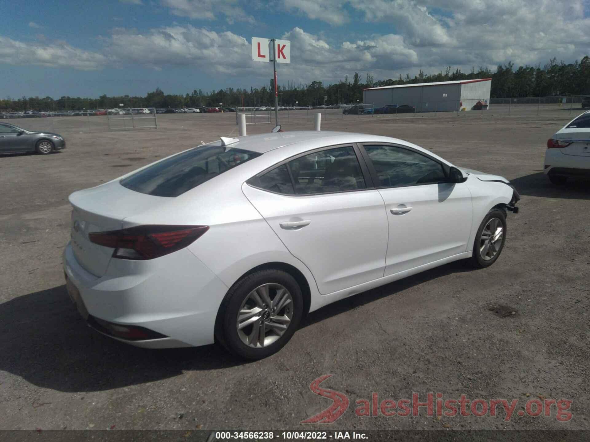 5NPD84LF2KH483255 2019 HYUNDAI ELANTRA