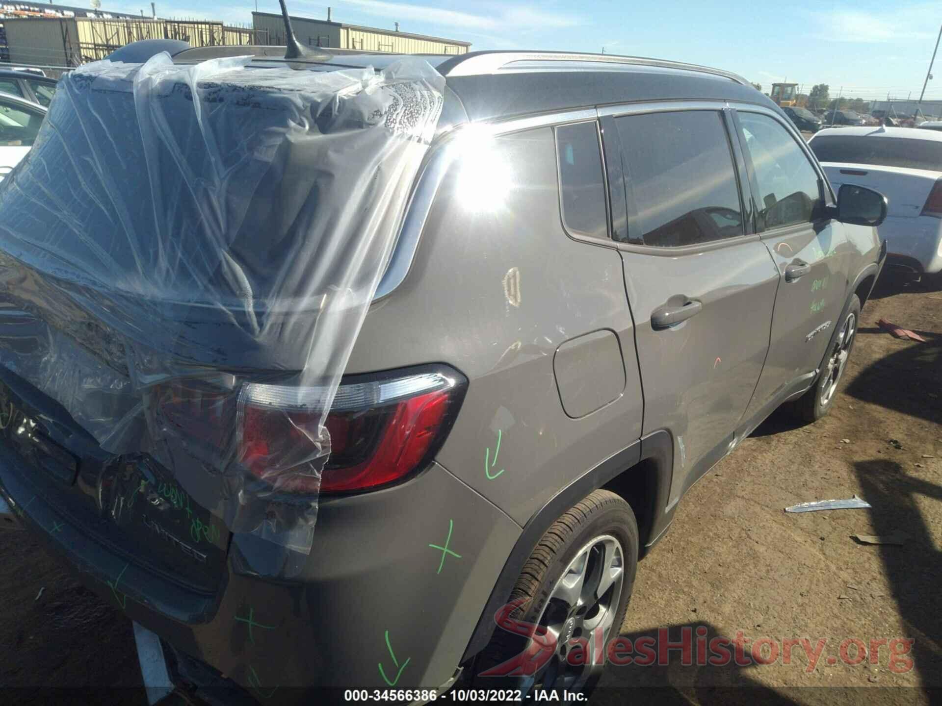 3C4NJDCB6LT119492 2020 JEEP COMPASS