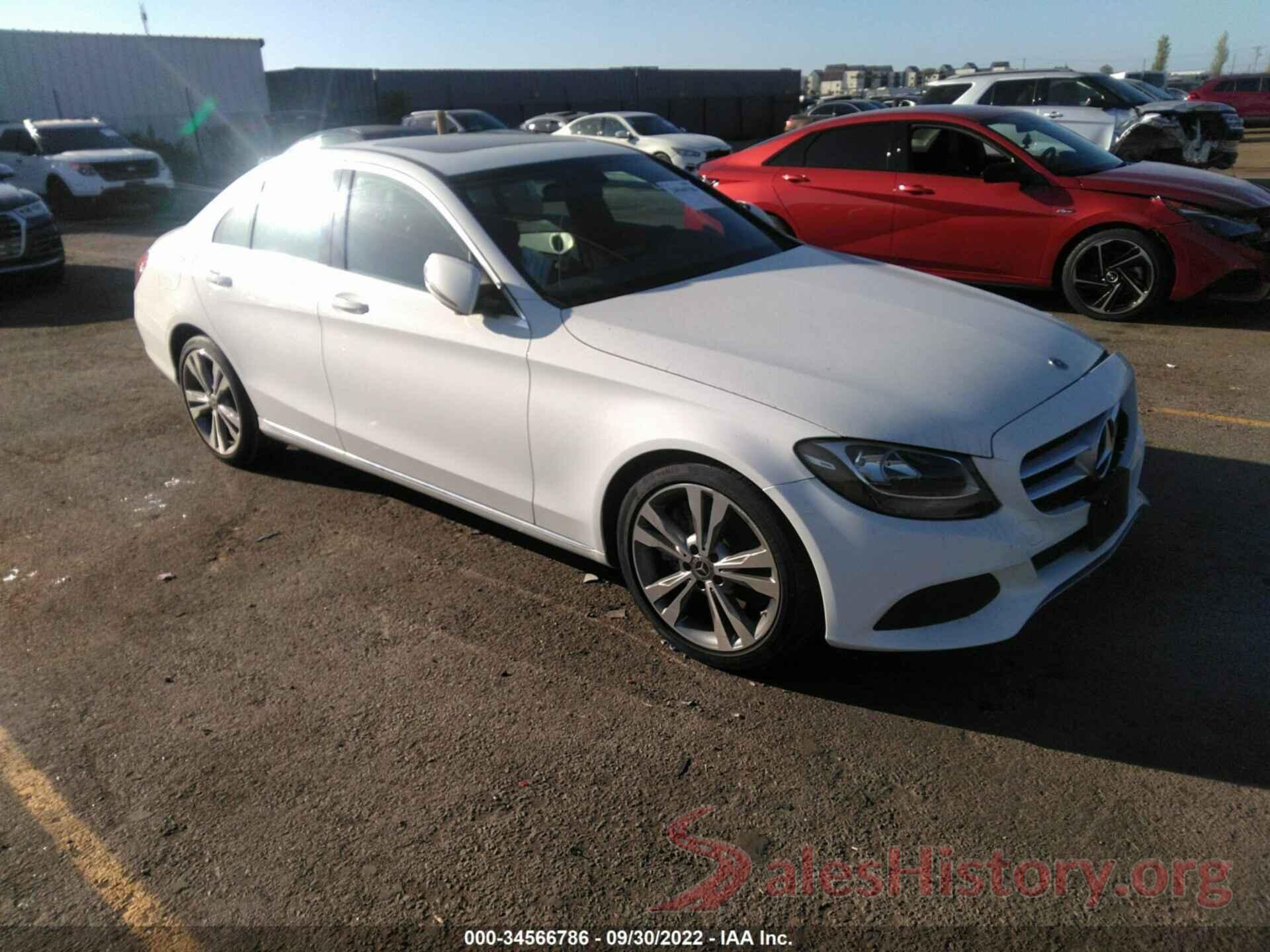 55SWF4JB0JU273215 2018 MERCEDES-BENZ C-CLASS