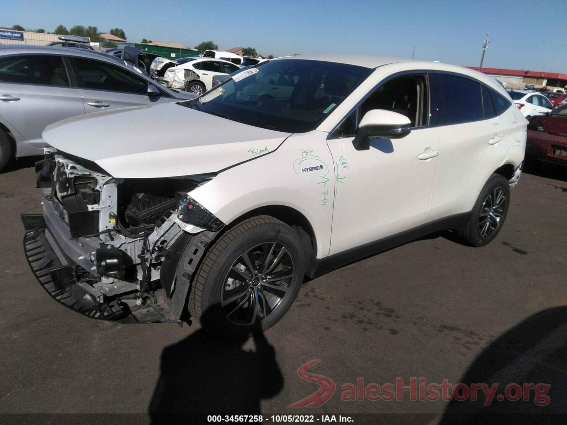 JTEAAAAH9MJ069616 2021 TOYOTA VENZA