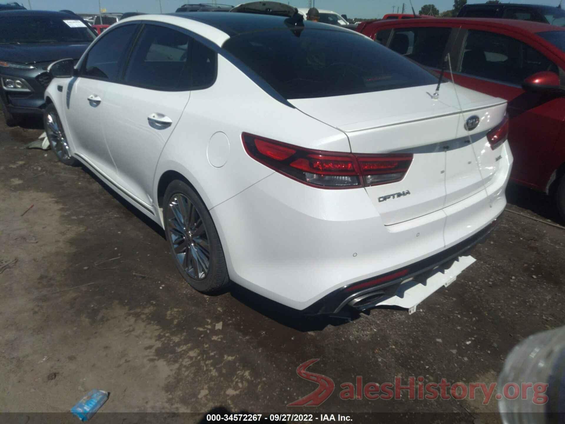 5XXGV4L26GG087707 2016 KIA OPTIMA