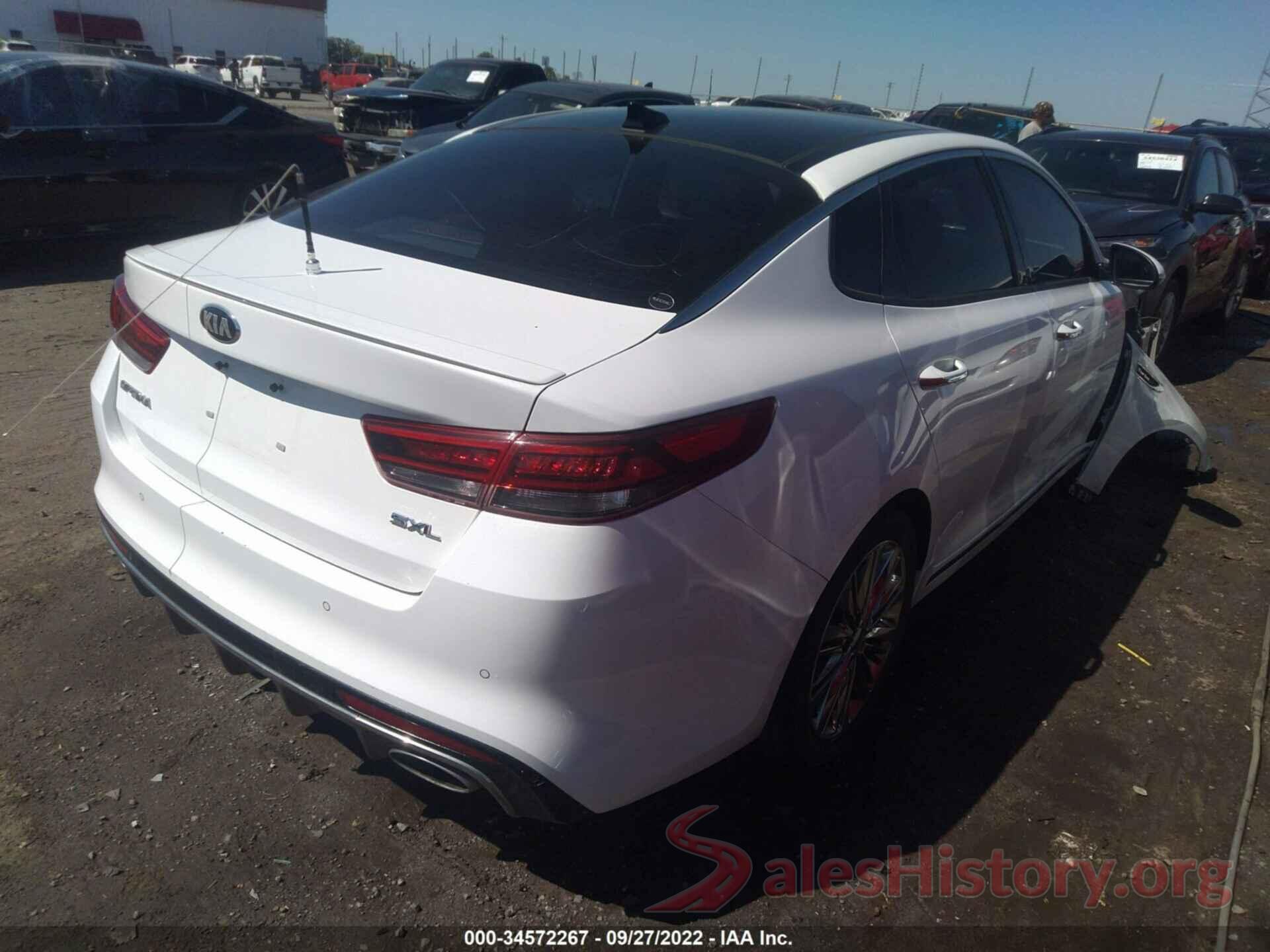 5XXGV4L26GG087707 2016 KIA OPTIMA