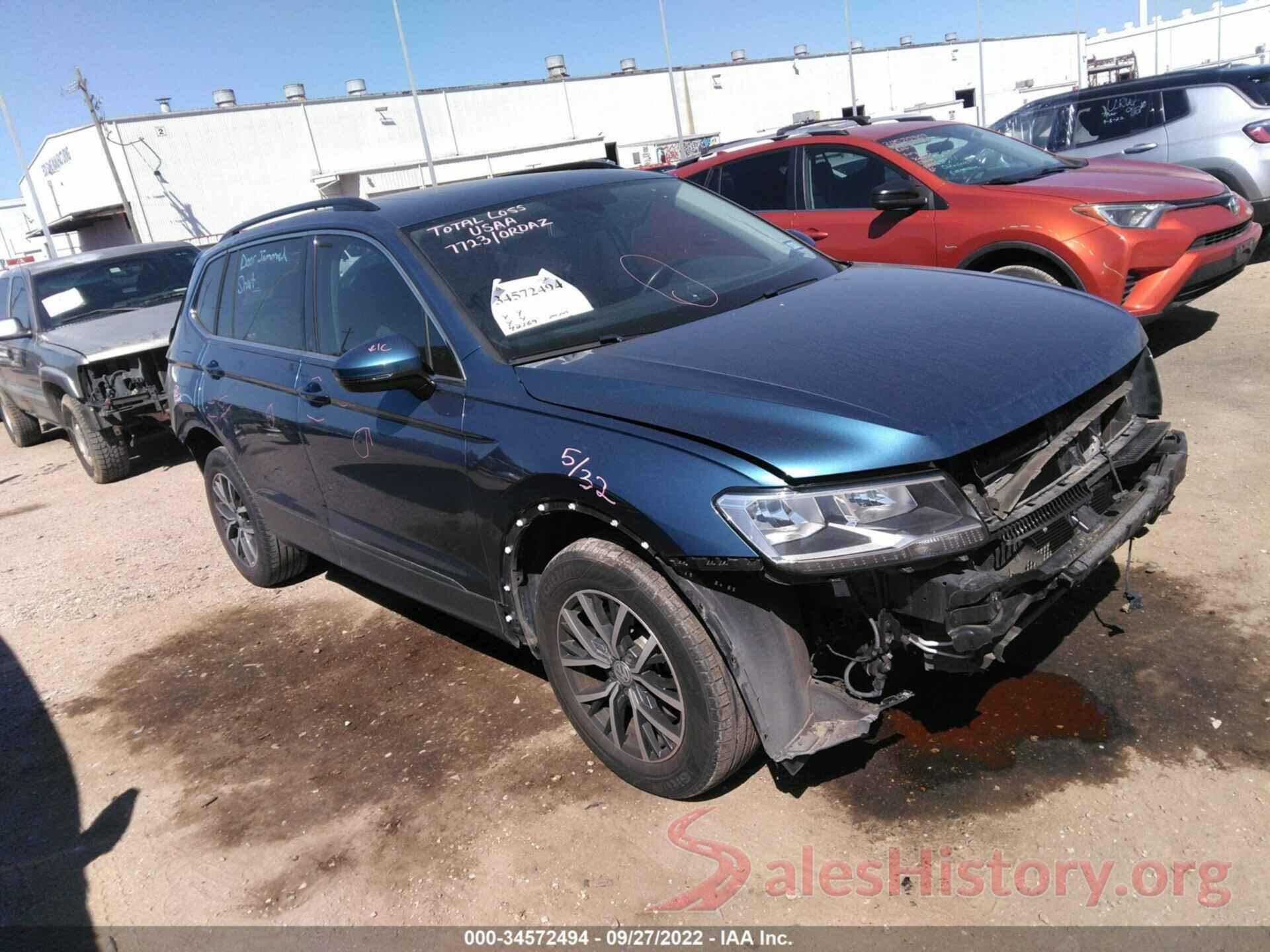 3VV3B7AXXKM091730 2019 VOLKSWAGEN TIGUAN