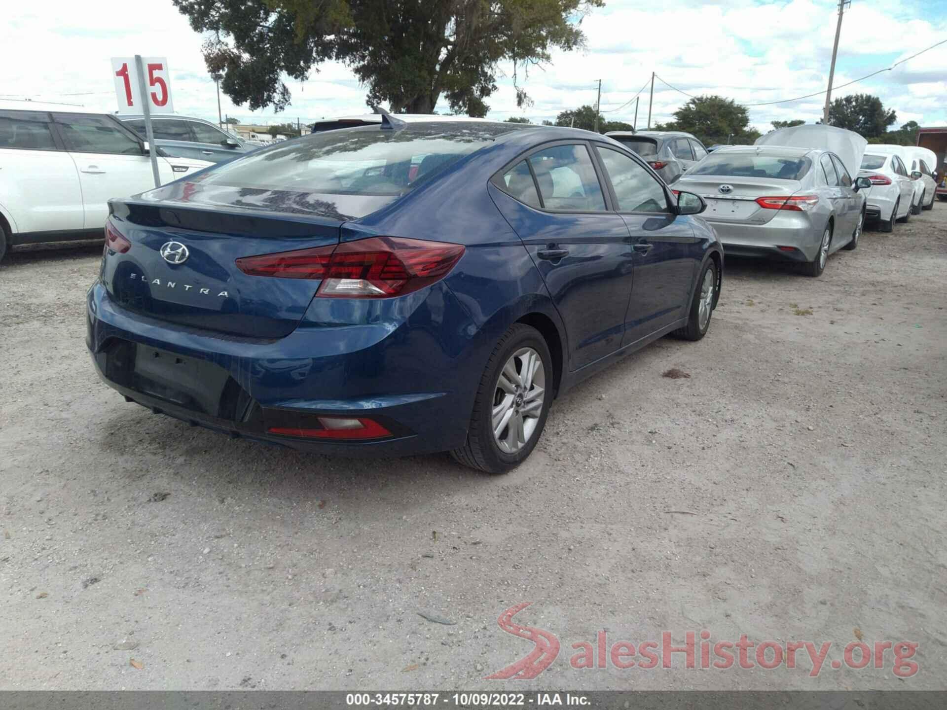 5NPD84LF4LH547605 2020 HYUNDAI ELANTRA