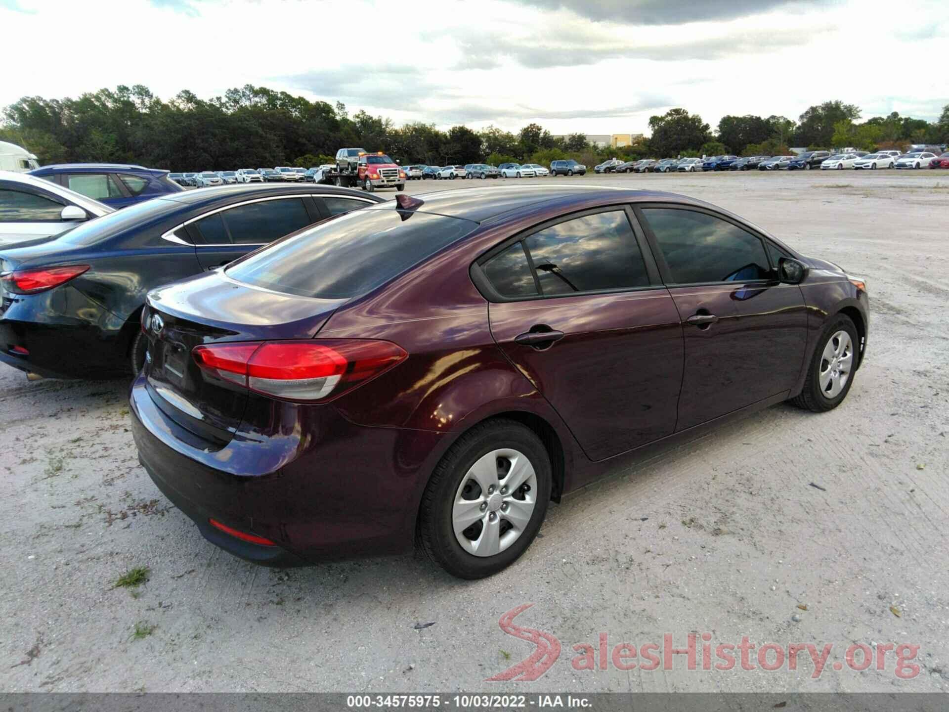 3KPFK4A72HE009969 2017 KIA FORTE